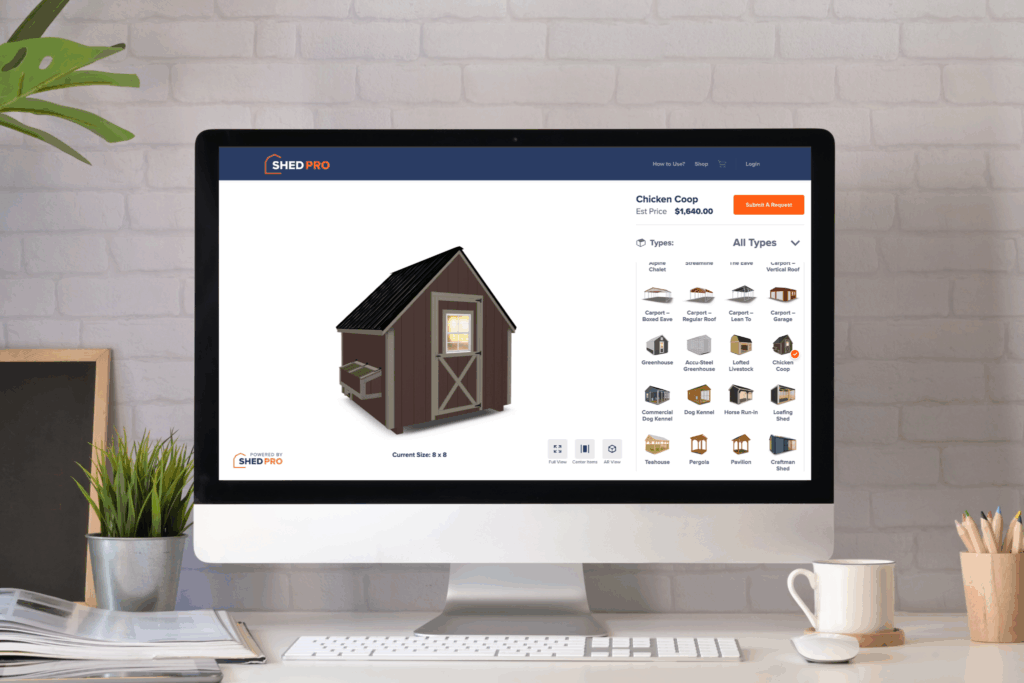 Chicken Coop 3D Configurator 