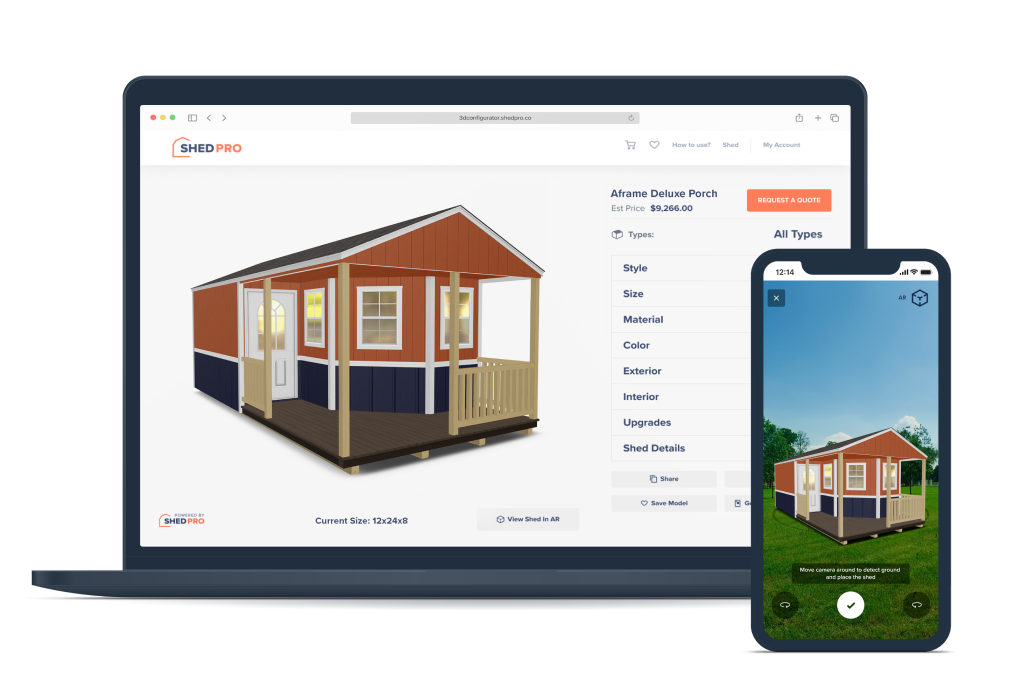 tiny home configurator ShedPro