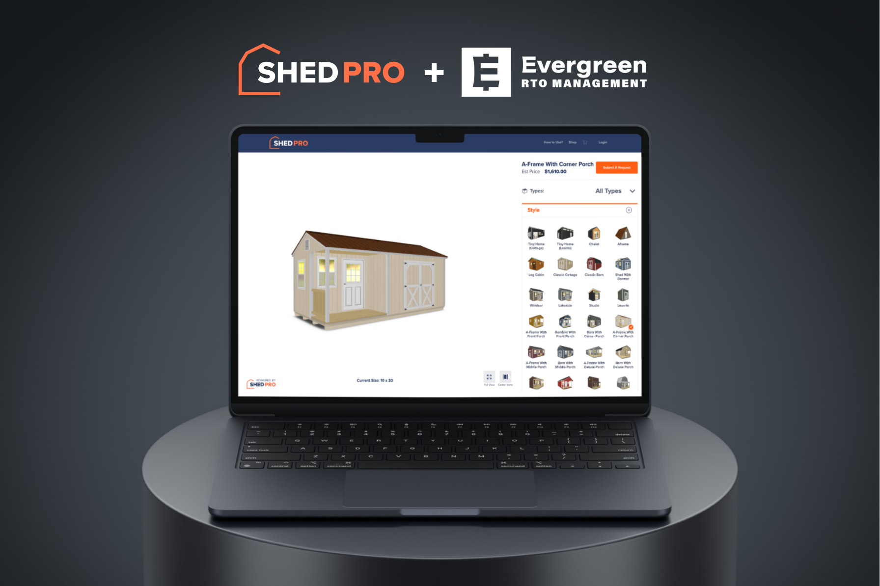 ShedPro + Evergreen RTO