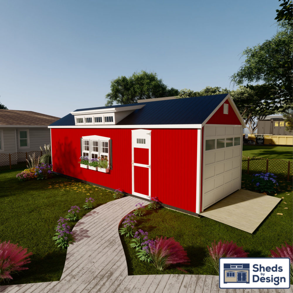 12X24 A-FRAME GARAGE | 288 SQ FT