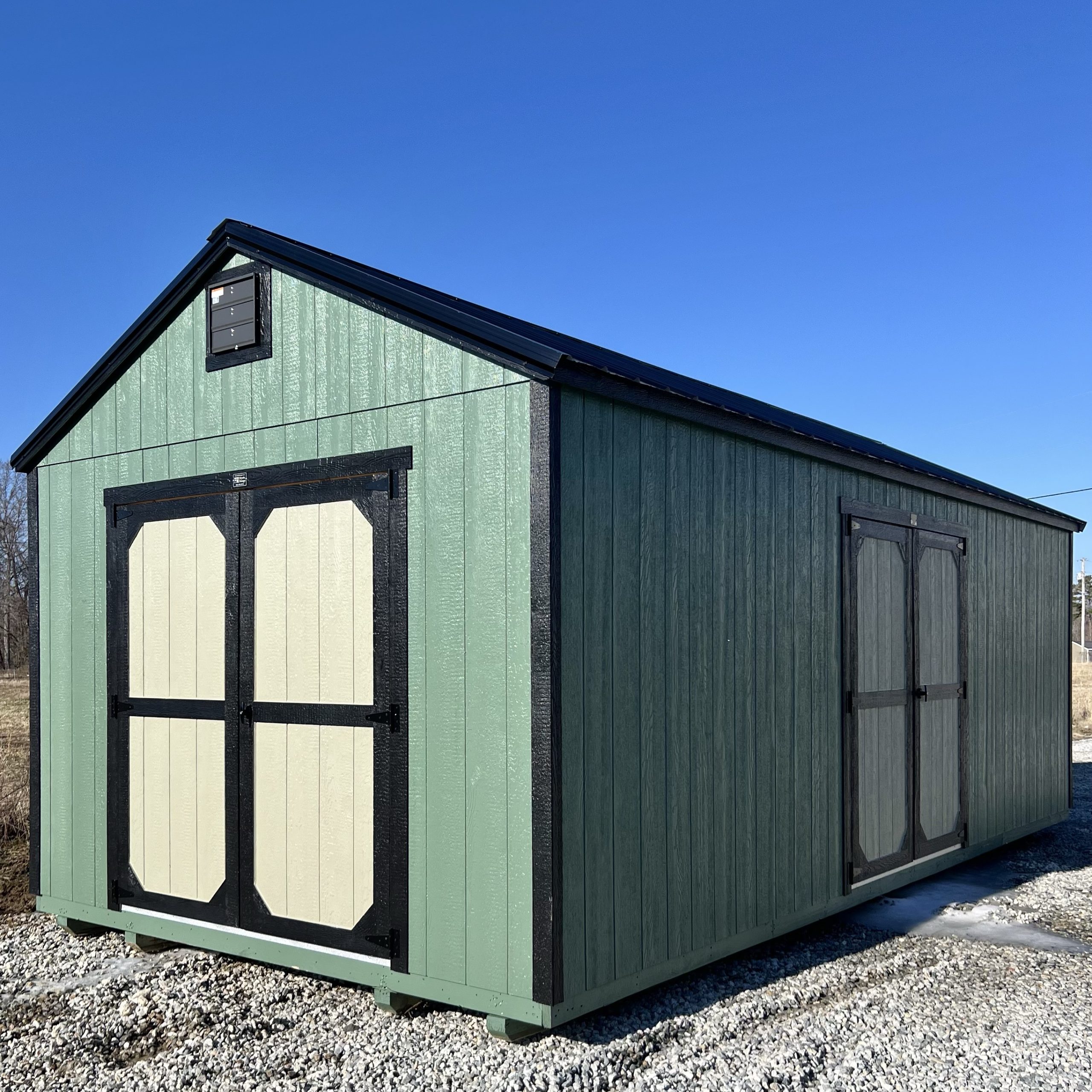 12X24 A-Frame Shed | Rent To Own $388 A Month!