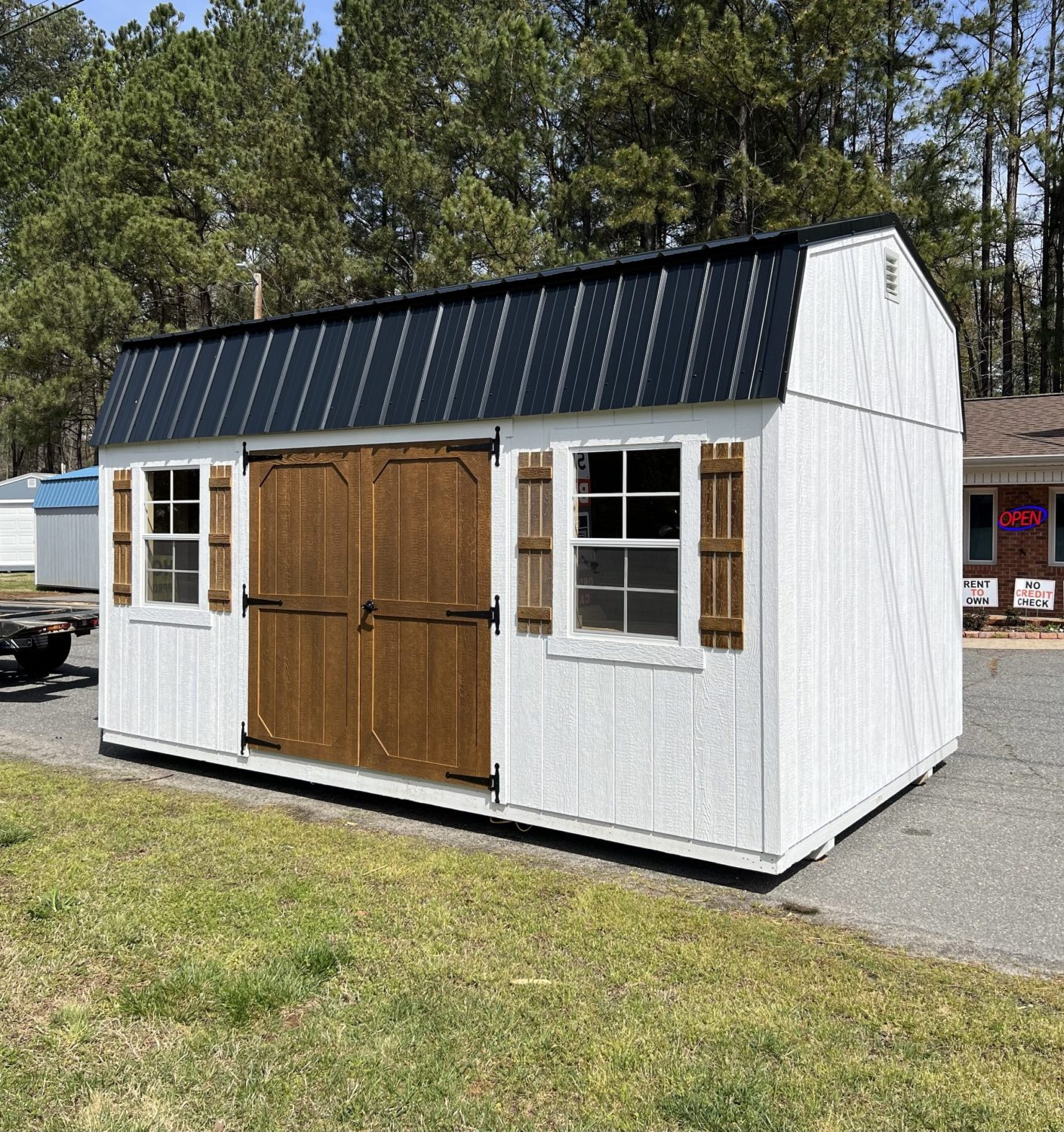 10X16 BARN SHED | $261 A Month!