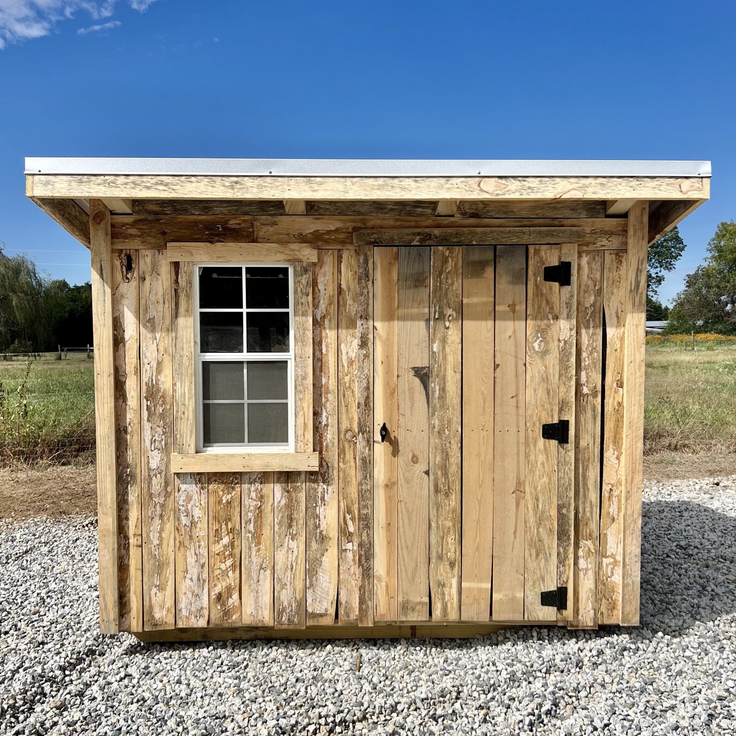 6×8 Rustic Modern Shed | $127 A Month!