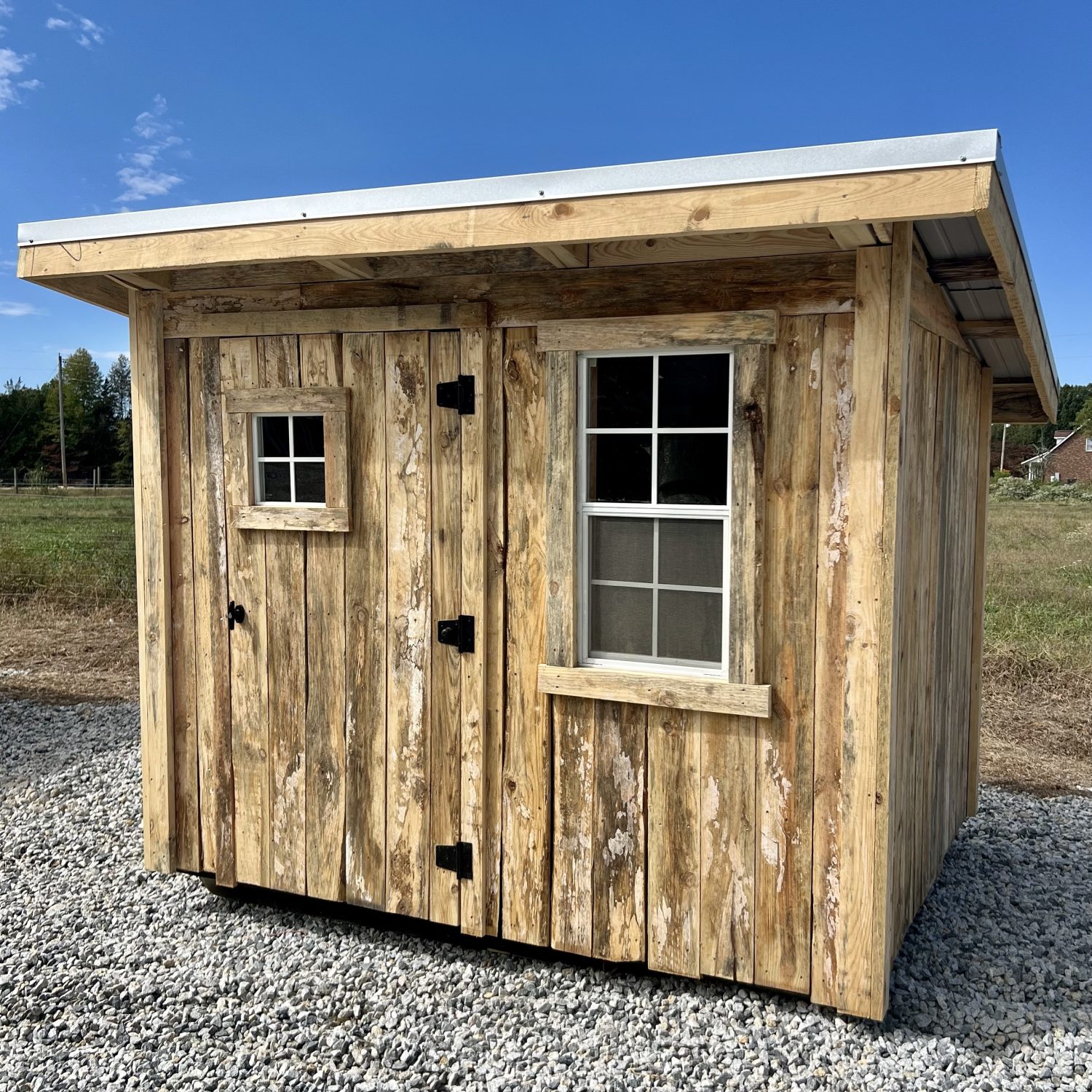 6×8 Rustic Modern Shed | $115 A Month!