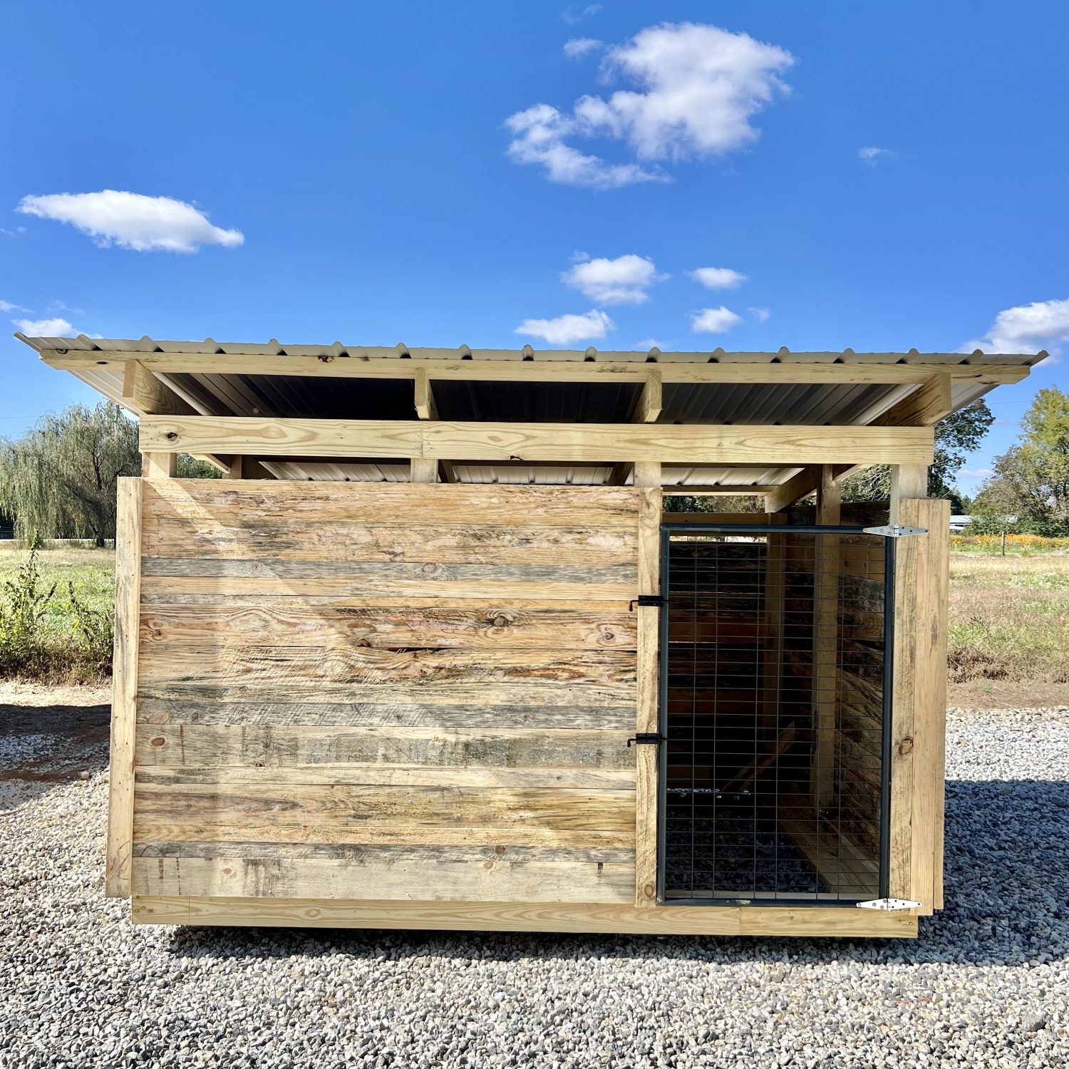 8×10 Rustic Goat Shelter | $142 A Month!