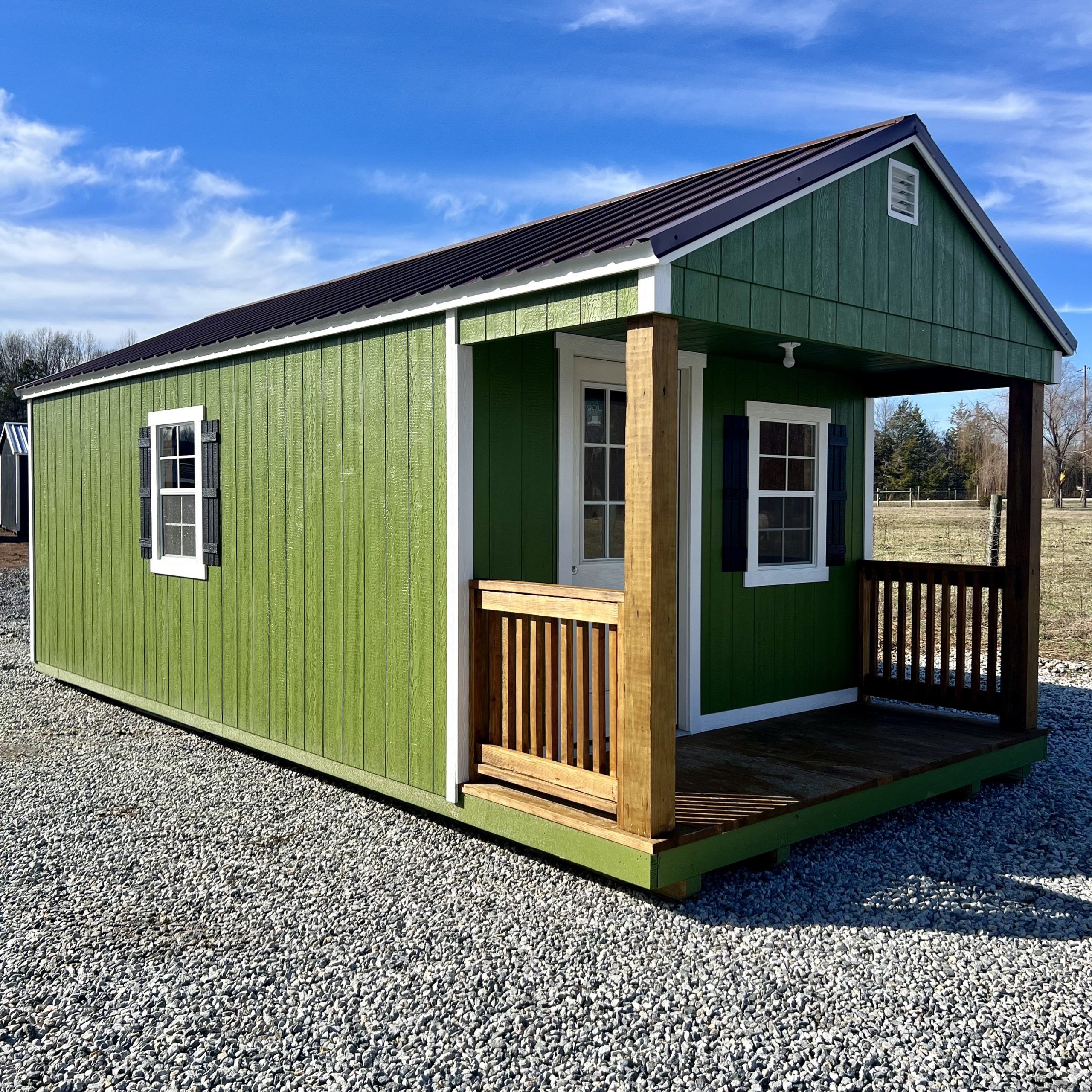 12×24 A-Frame End Cabin | $423 A Month!