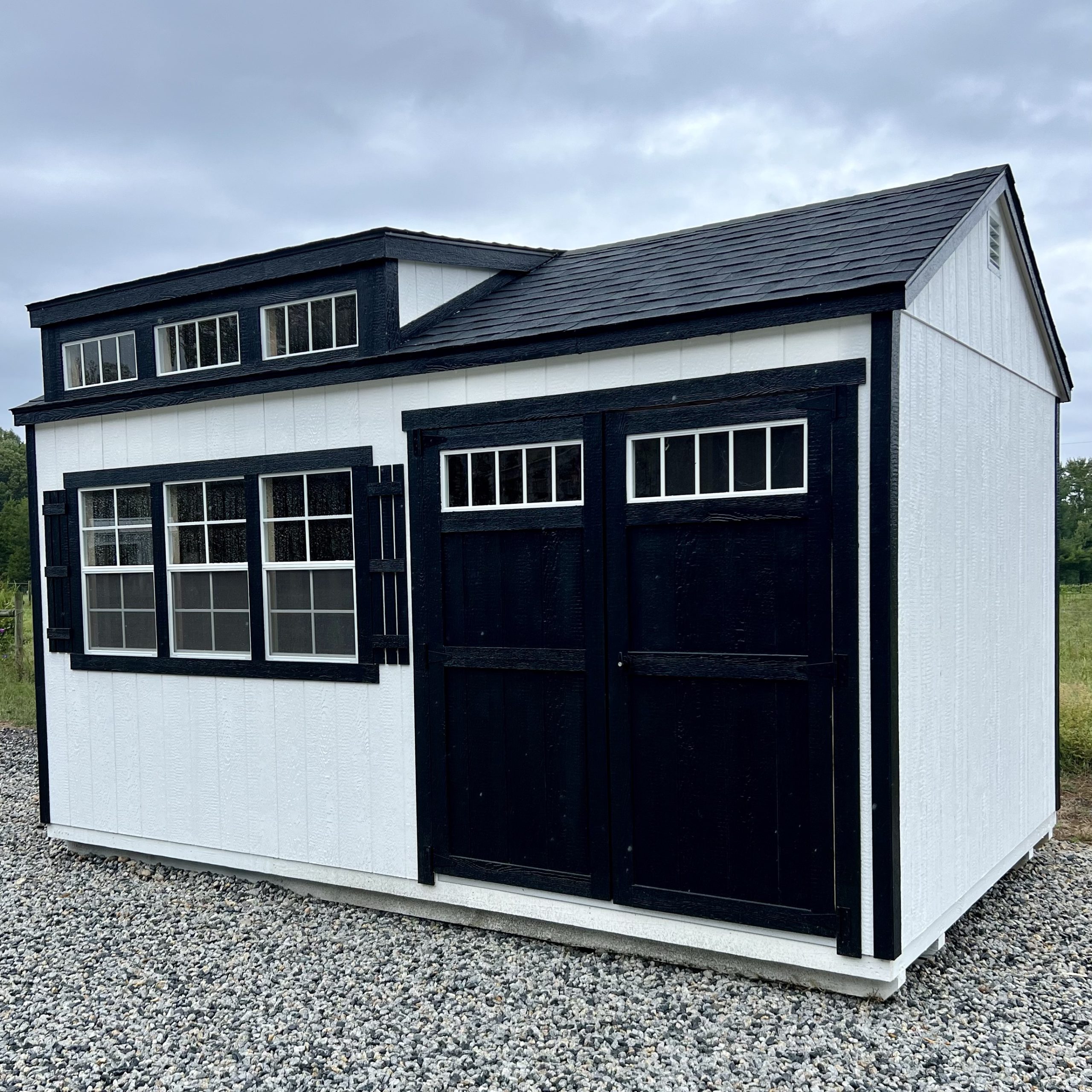 10X16 A-Frame Dormer Shed | $336 A Month!