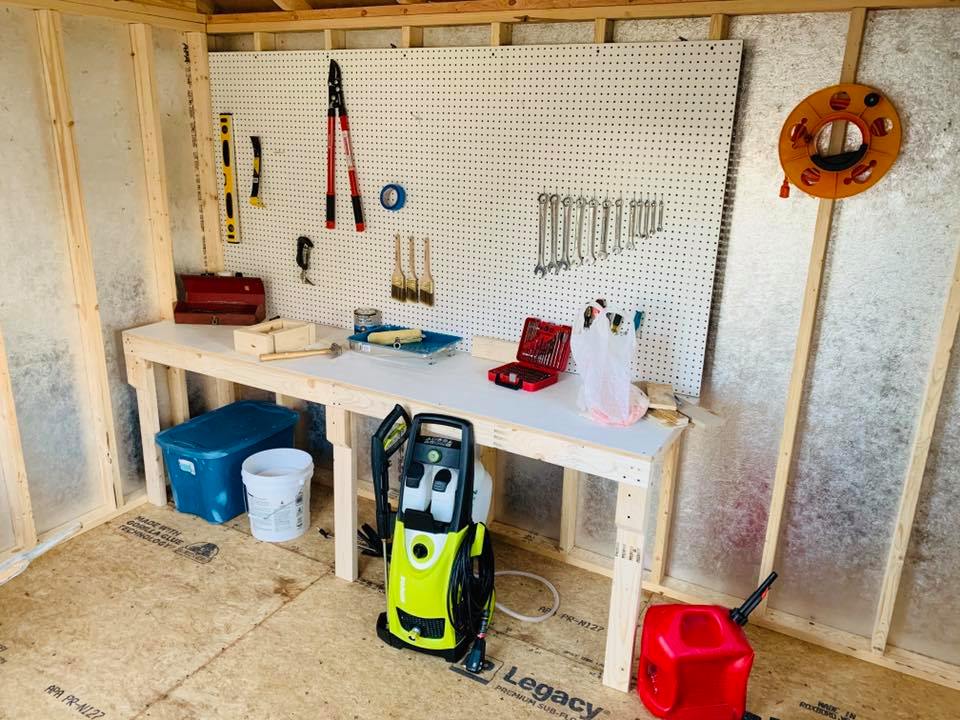 12x12 Shed Interior 