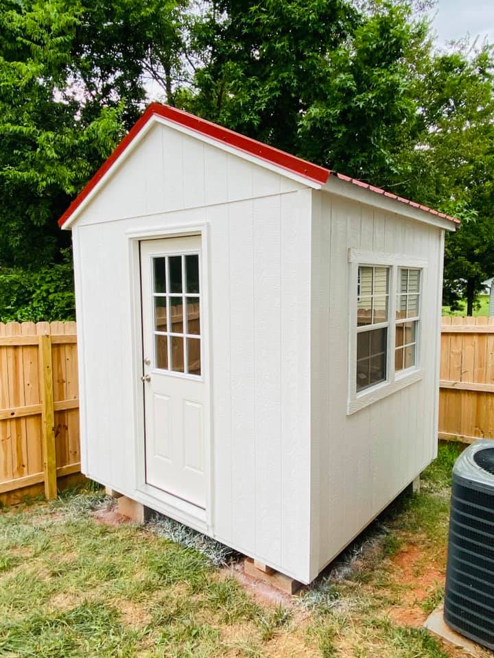 8x8 White Home Office