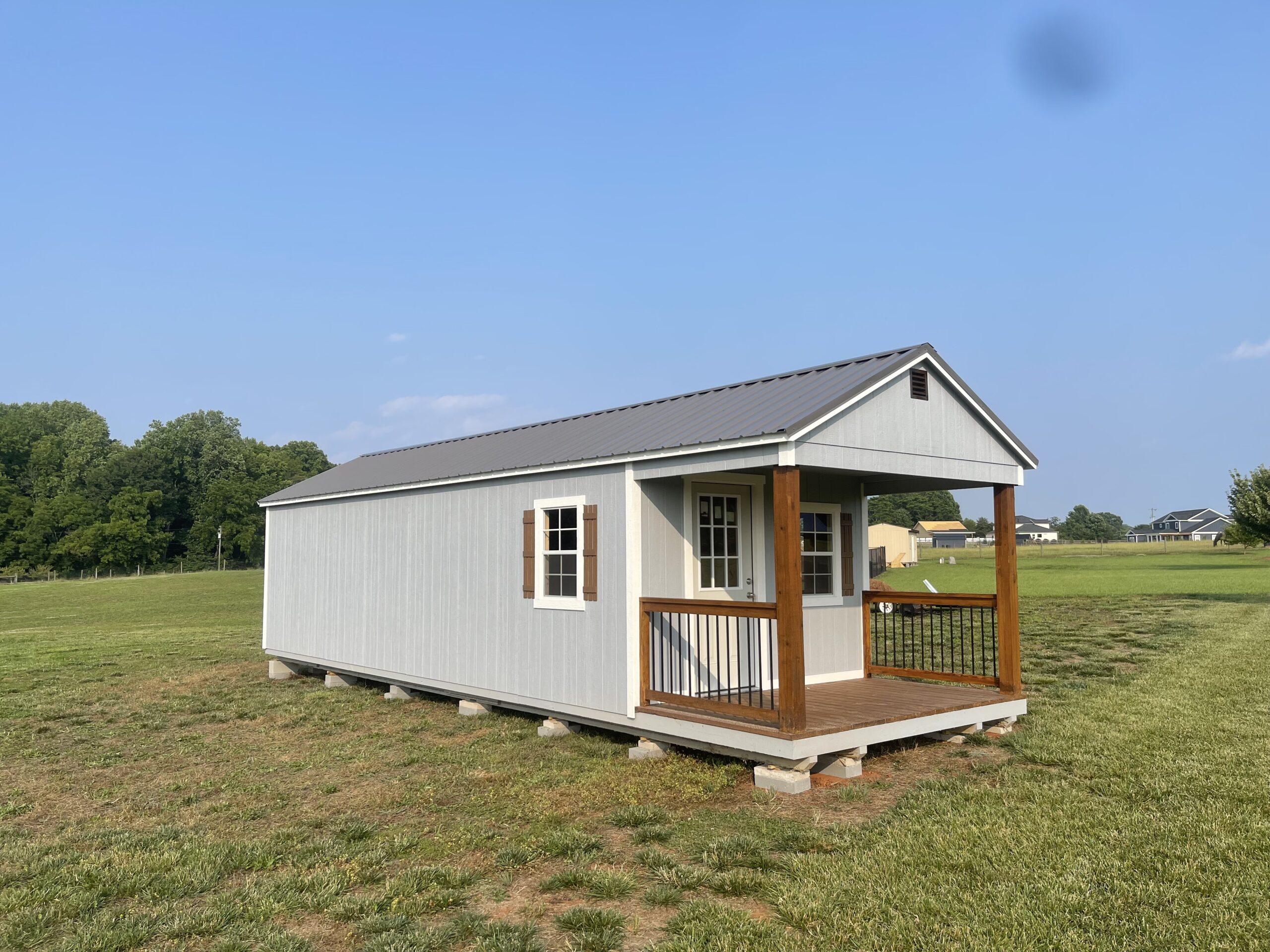 12x32 Shed Cabin A-Frame With Porch Kernersville NC