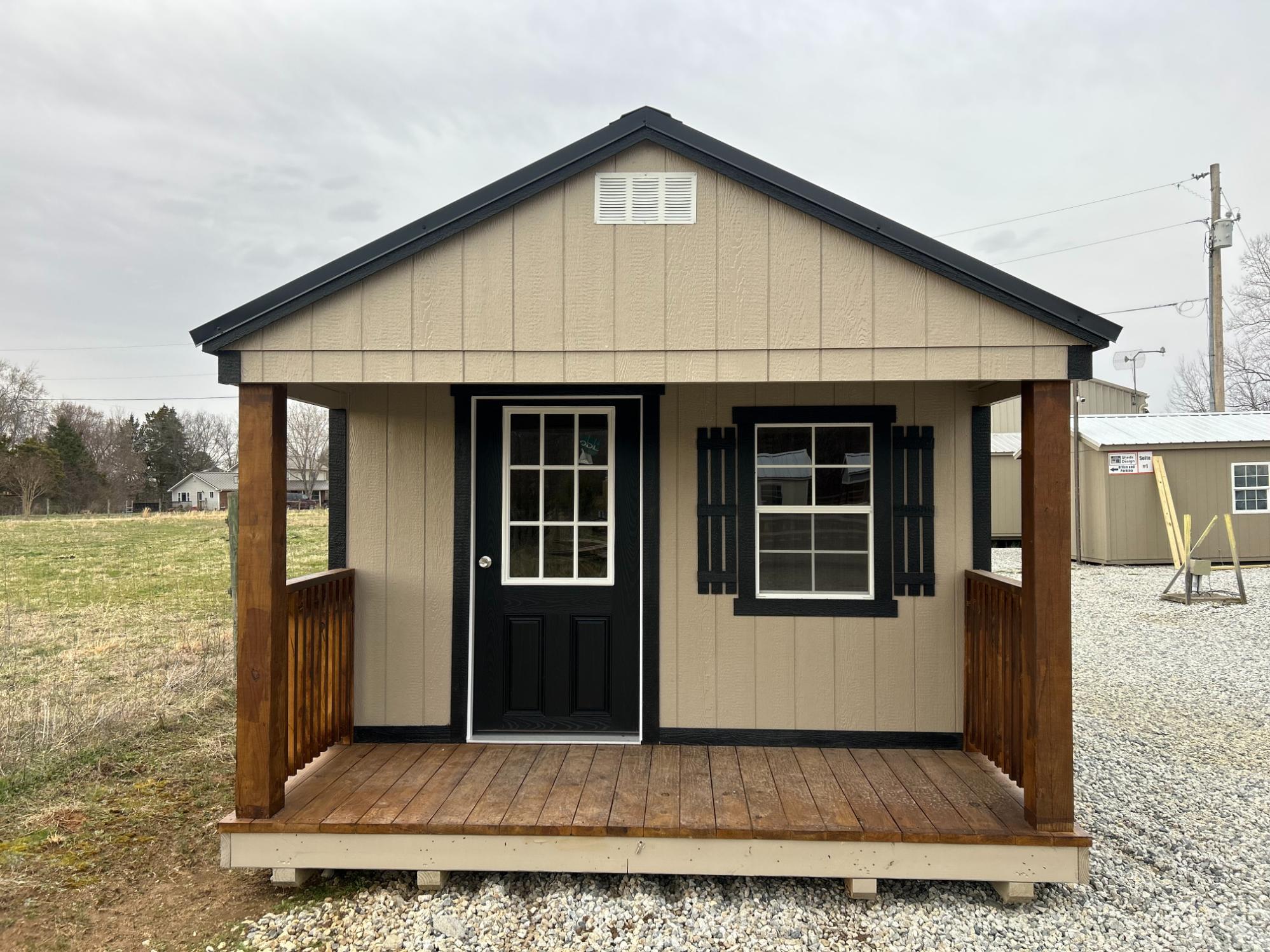 12×16 A-Frame End Cabin | $343 A Month!