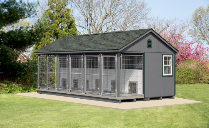 12×22 Commercial Dog Kennel | $1153 A Month!