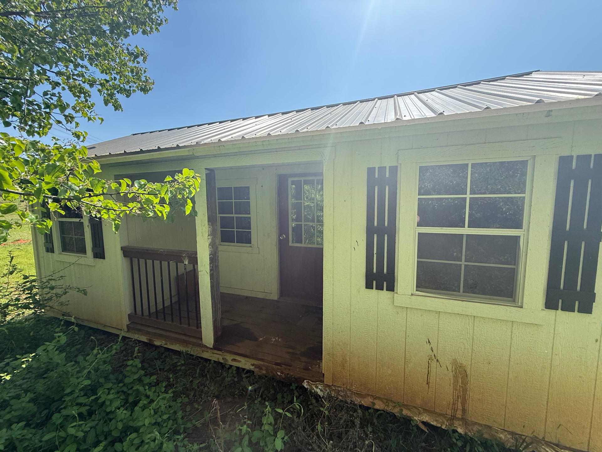 12×20 A-Frame Side Center Cabin REPO