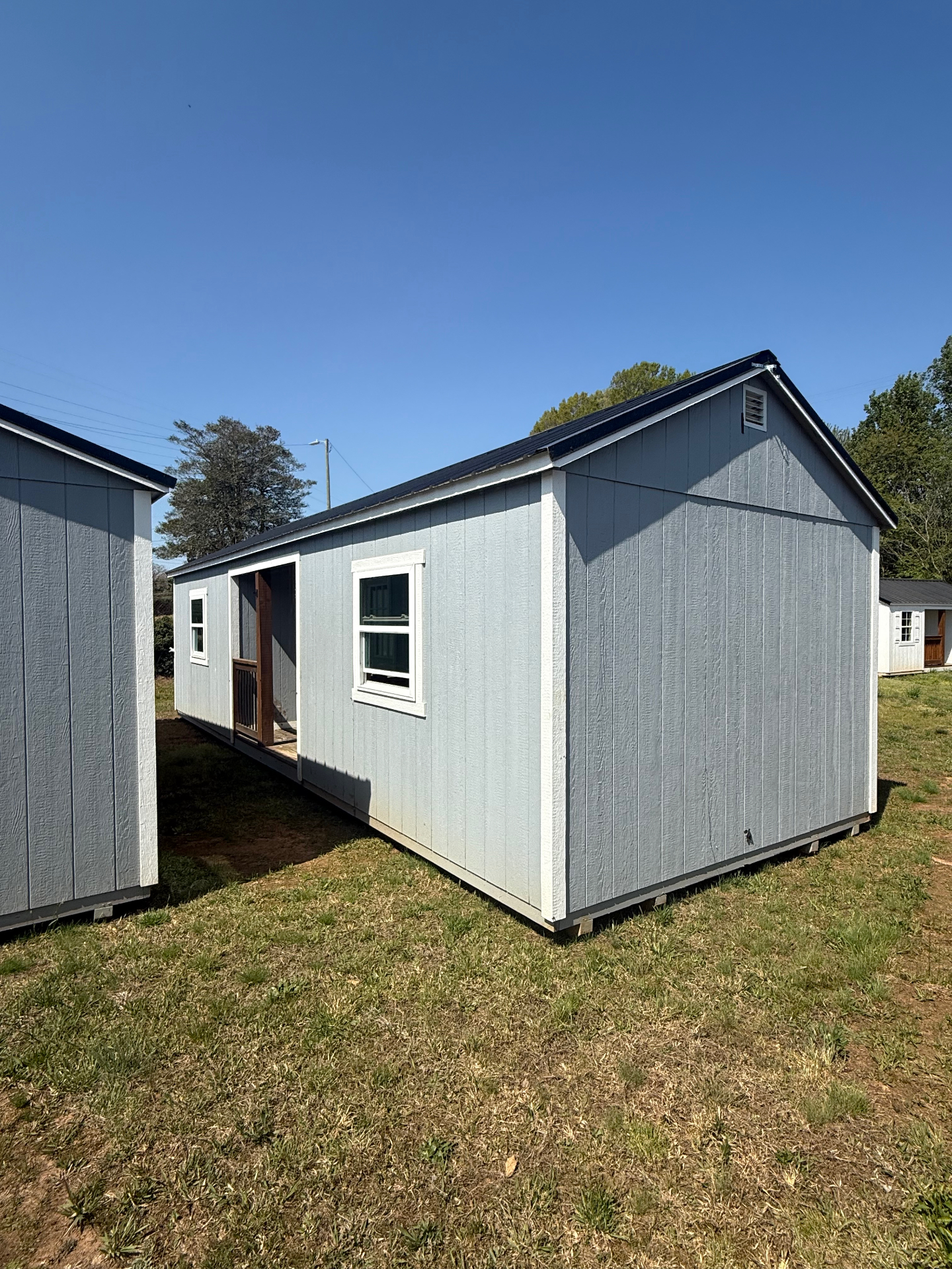 12×32 Center Porch Shed Repo