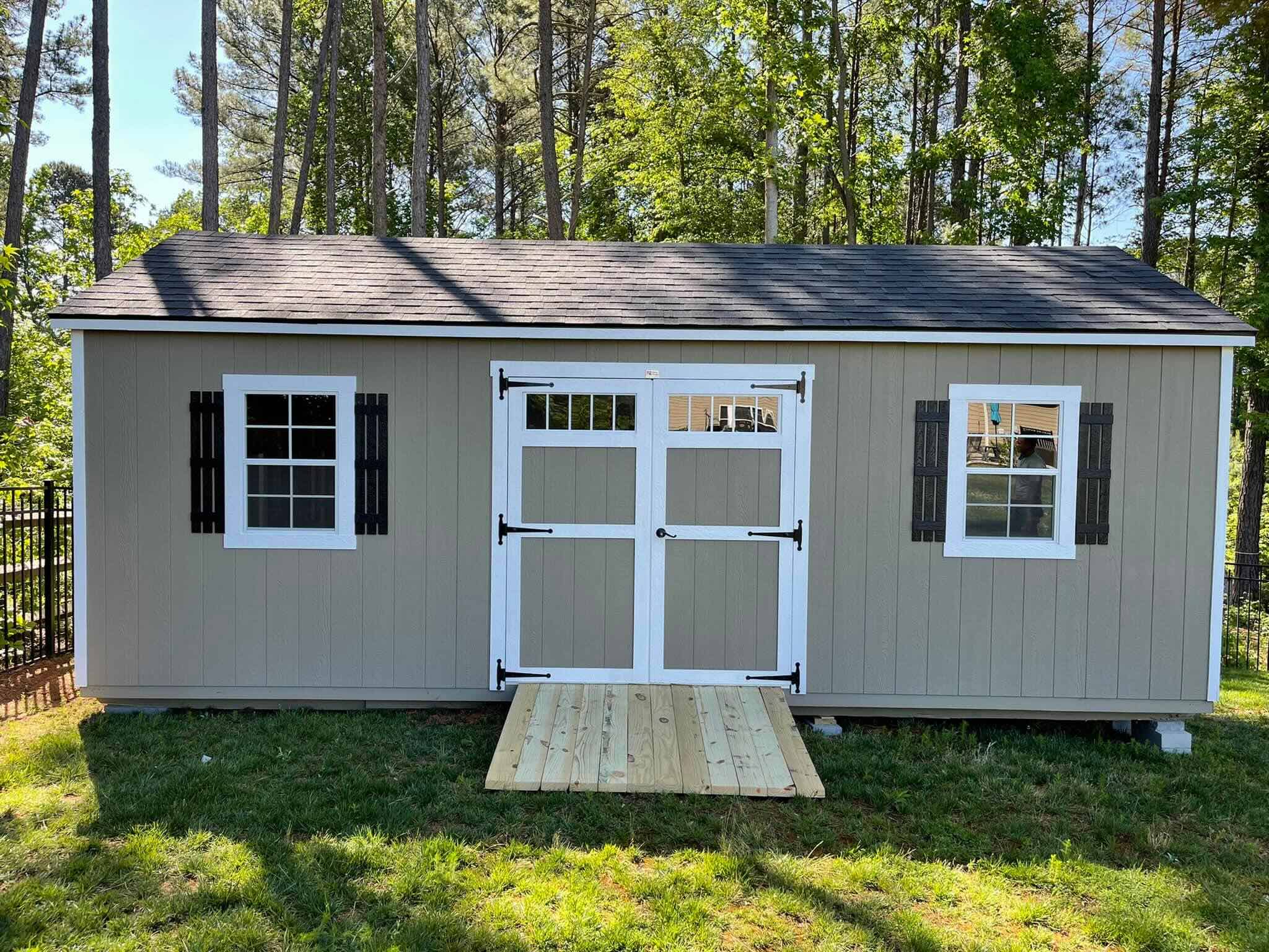 attractive 12x24 backyard shed