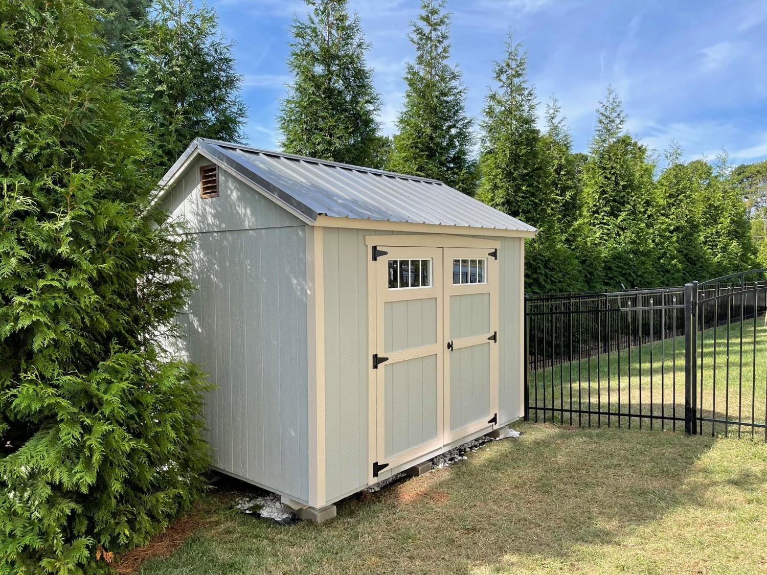 cute8x10shedbackyardbytrees
