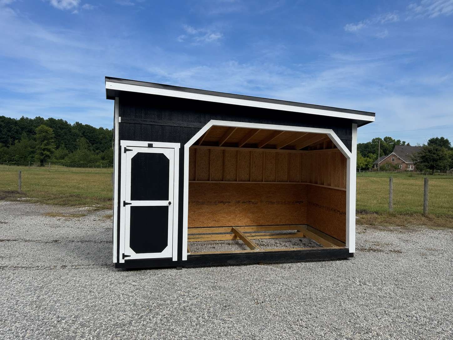 10x14 Horse Shed Single Bay With Tack Room | $250 A Month!