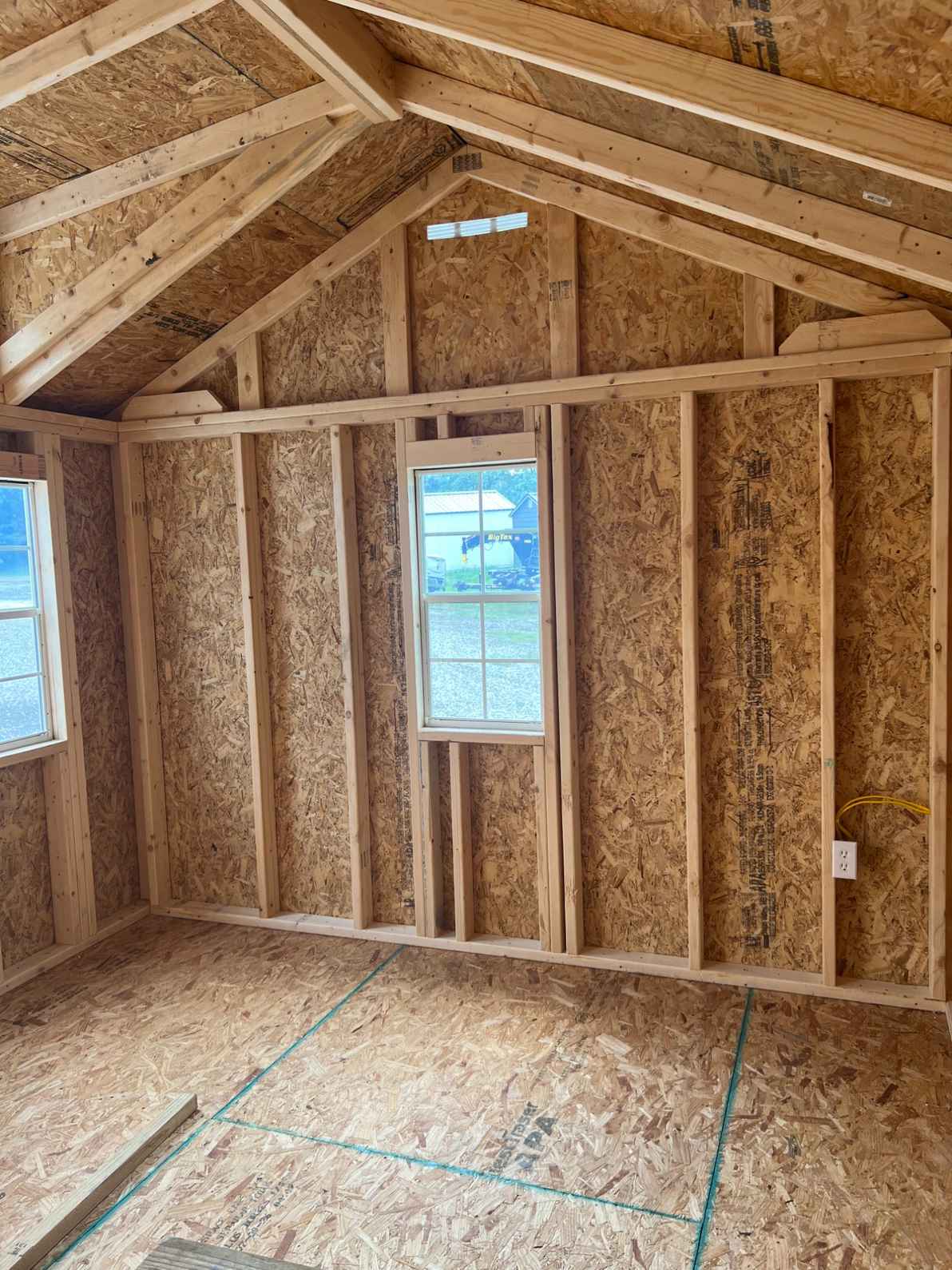 10x12 A-Frame Dormer (Green) | $250 A Month!