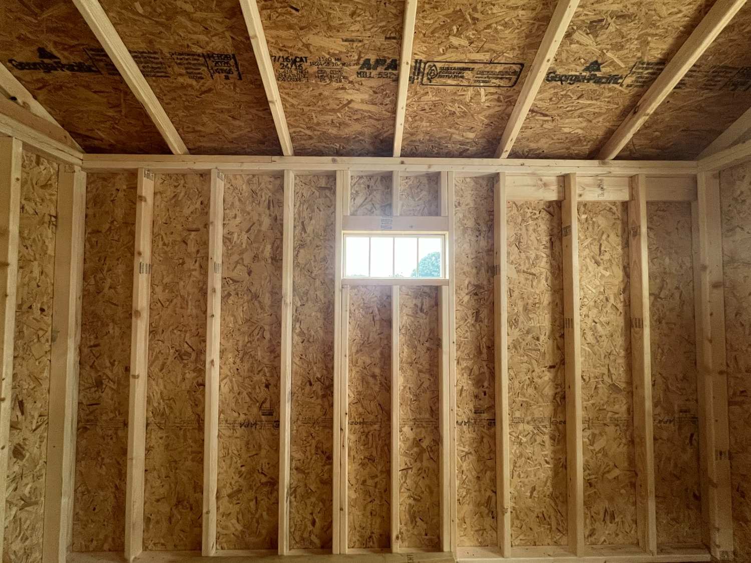 12x16 A-Frame End Cabin | $343 A Month!