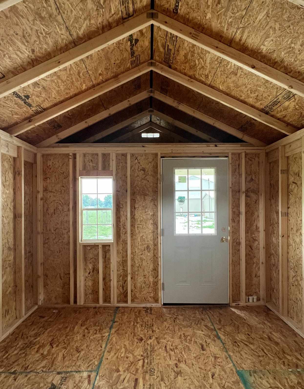 12x16 A-Frame End Cabin | $343 A Month!