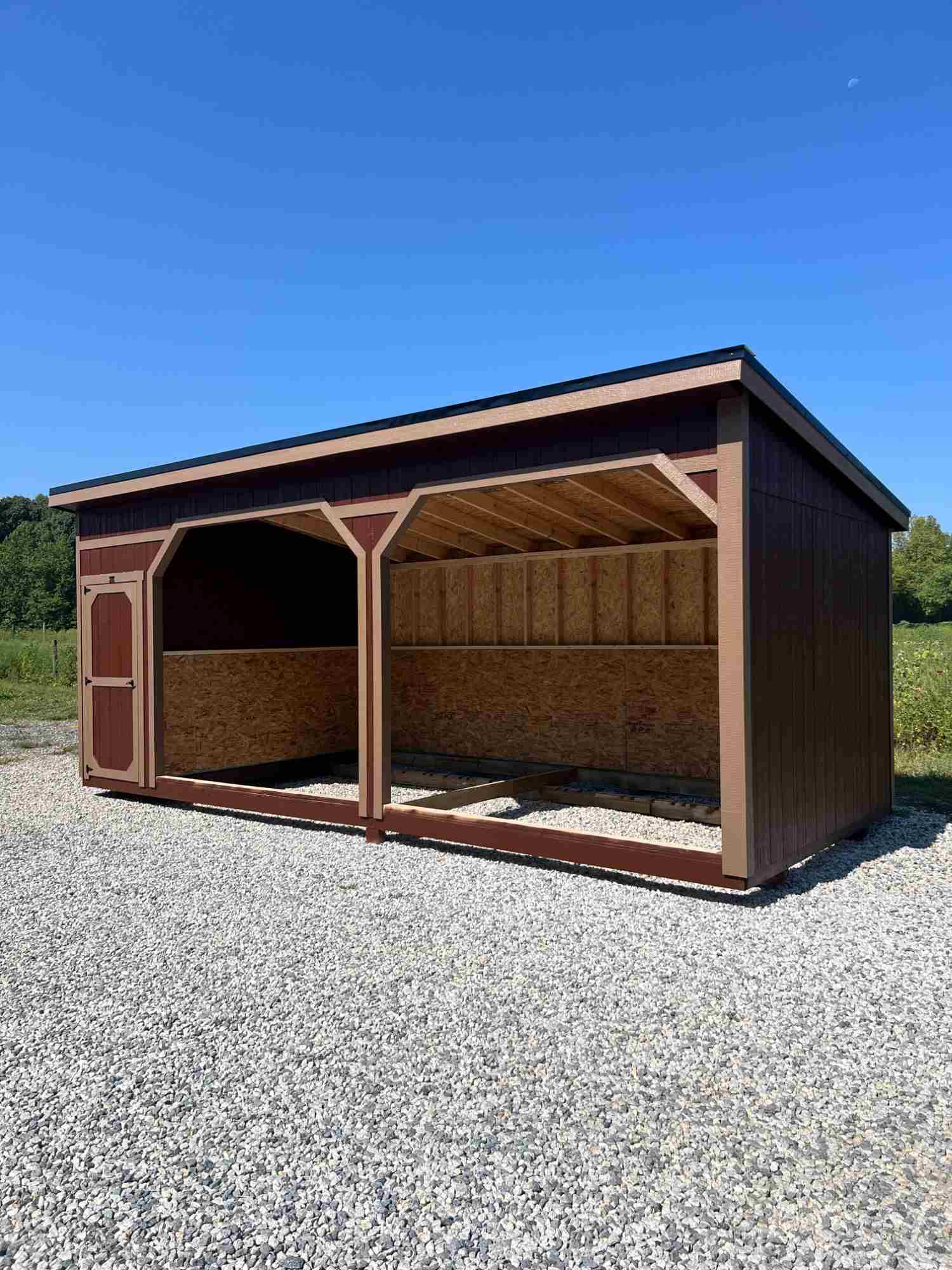 10×24 Horse Shed Double Bay | $365 A Month!