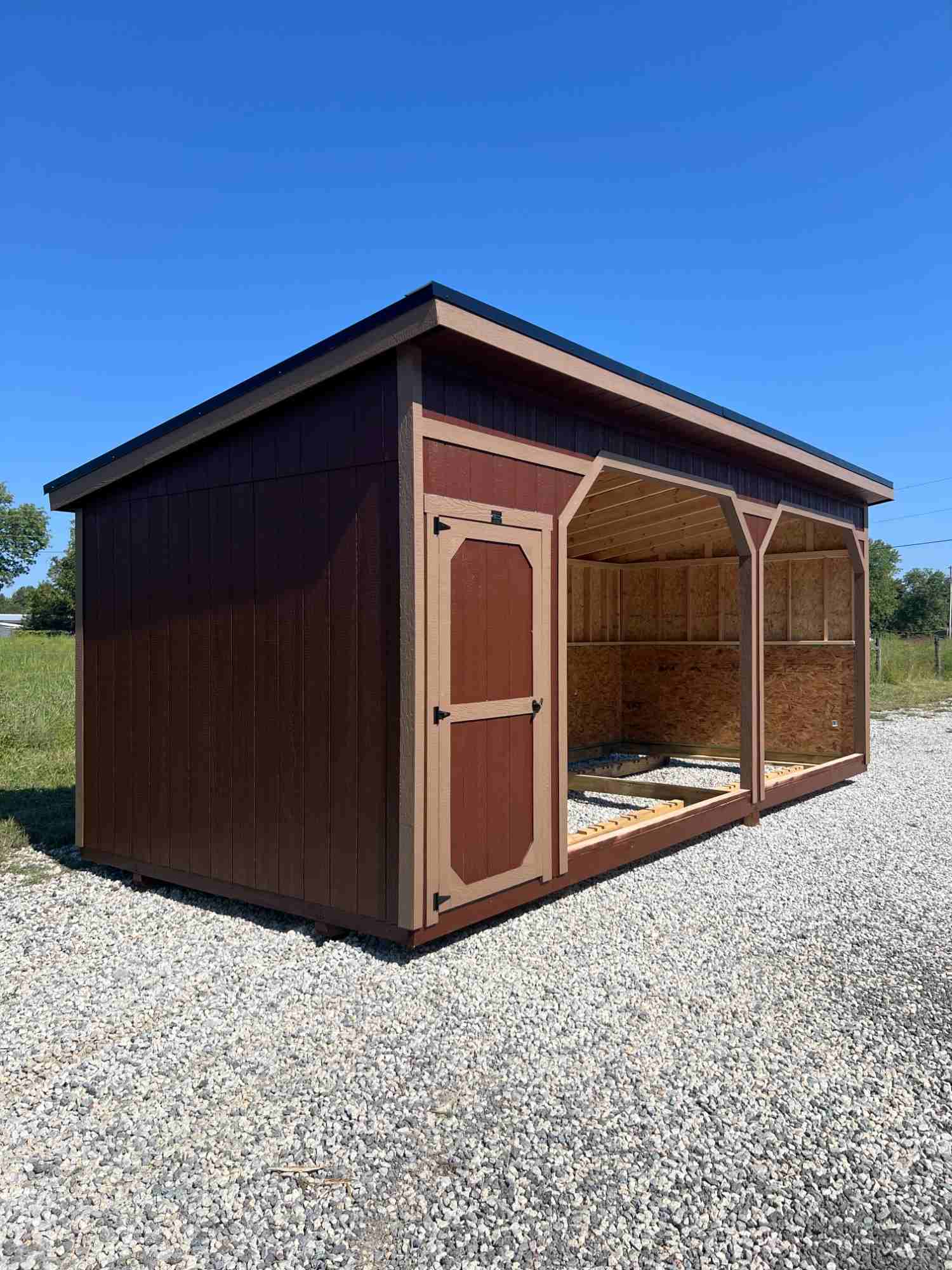 10x24 Horse Shed Double Bay | $365 A Month!