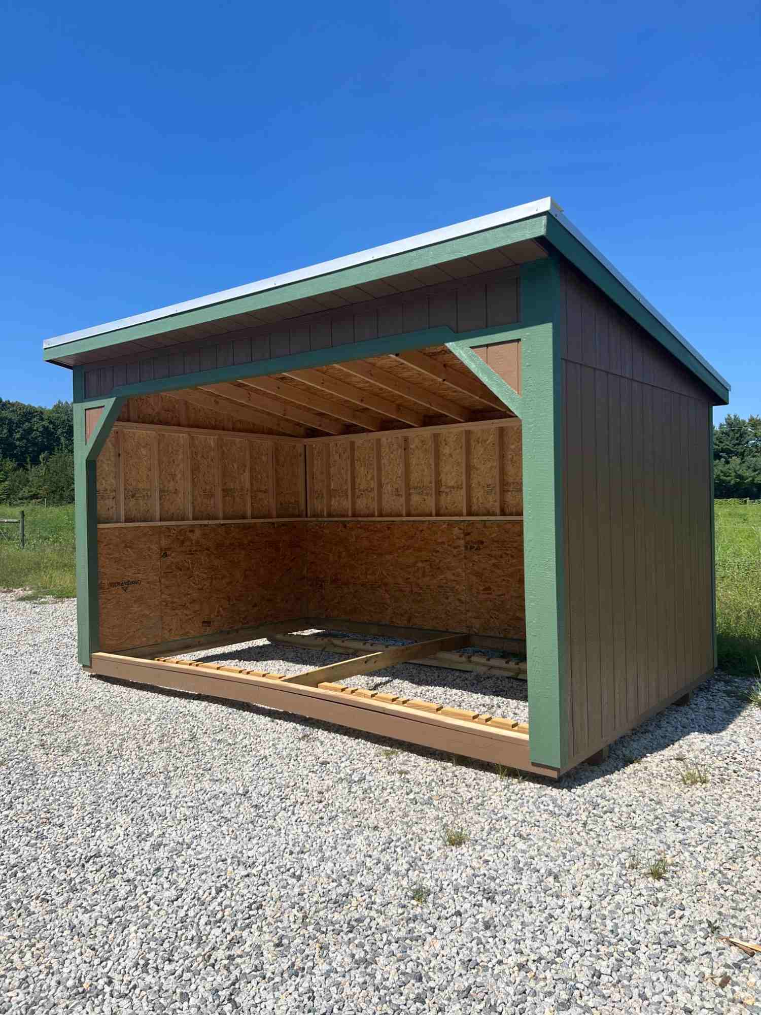 10×16 Horse Shed Single Bay | $215 A Month!