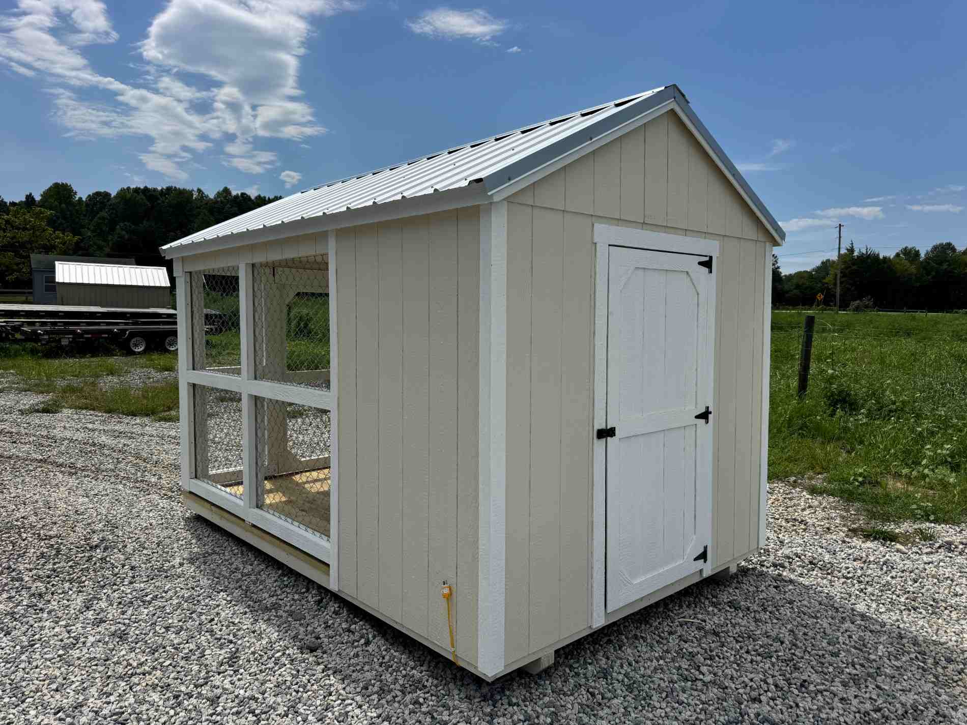 8x12 Dog Kennel (Beige) | $211 A Month!