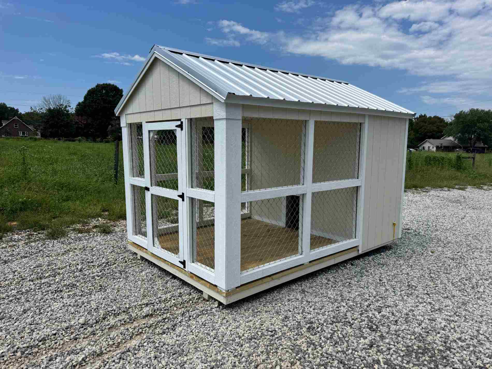 8×12 Dog Kennel (Beige) | $211 A Month!