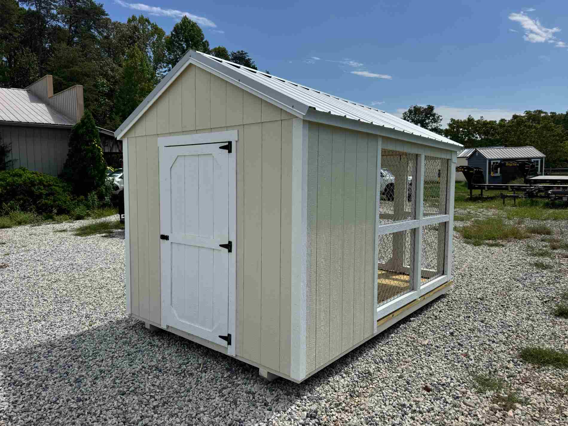 8x12 Dog Kennel (Beige) | $211 A Month!