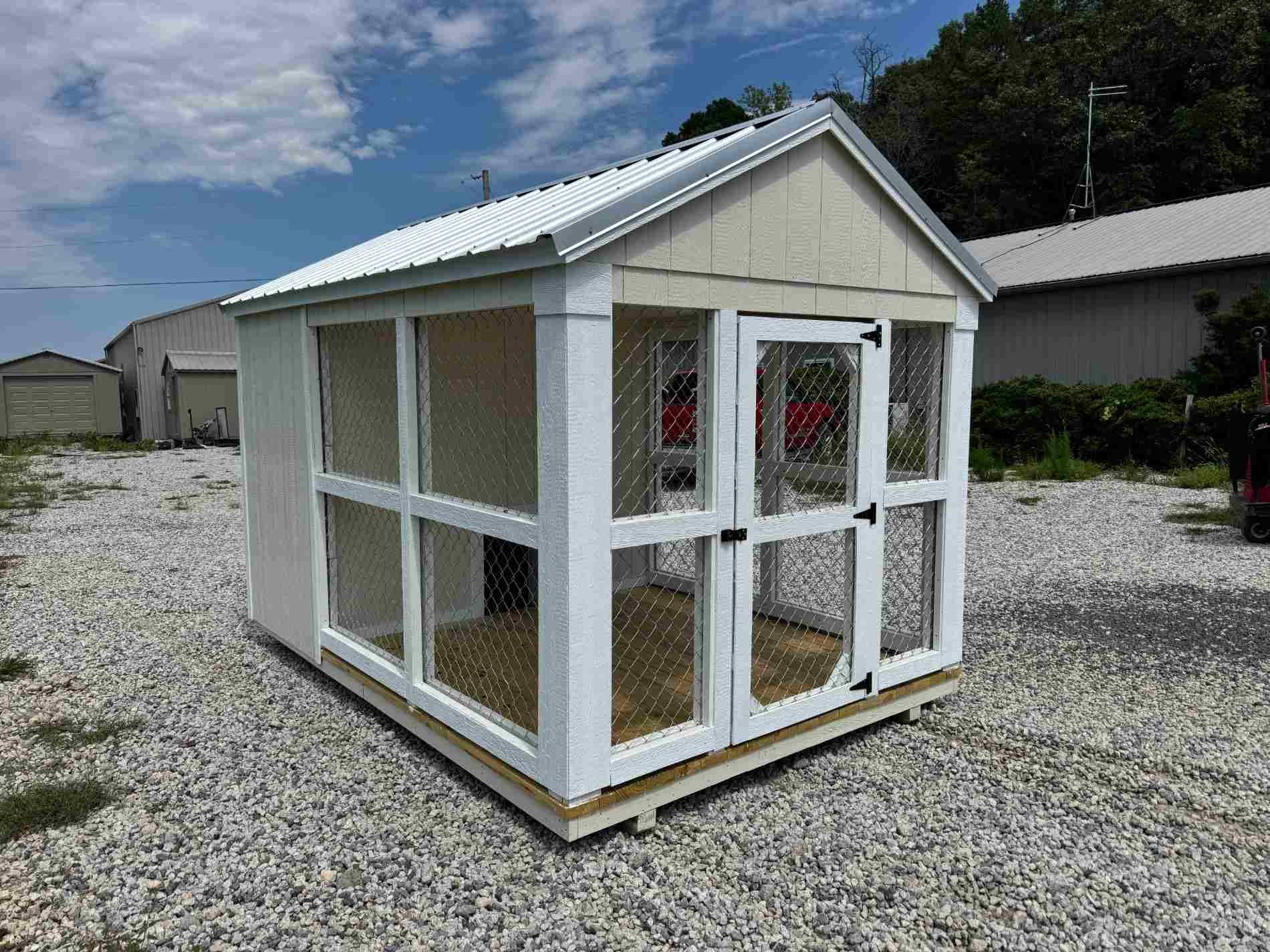 8x12 Dog Kennel (Beige) | $211 A Month!