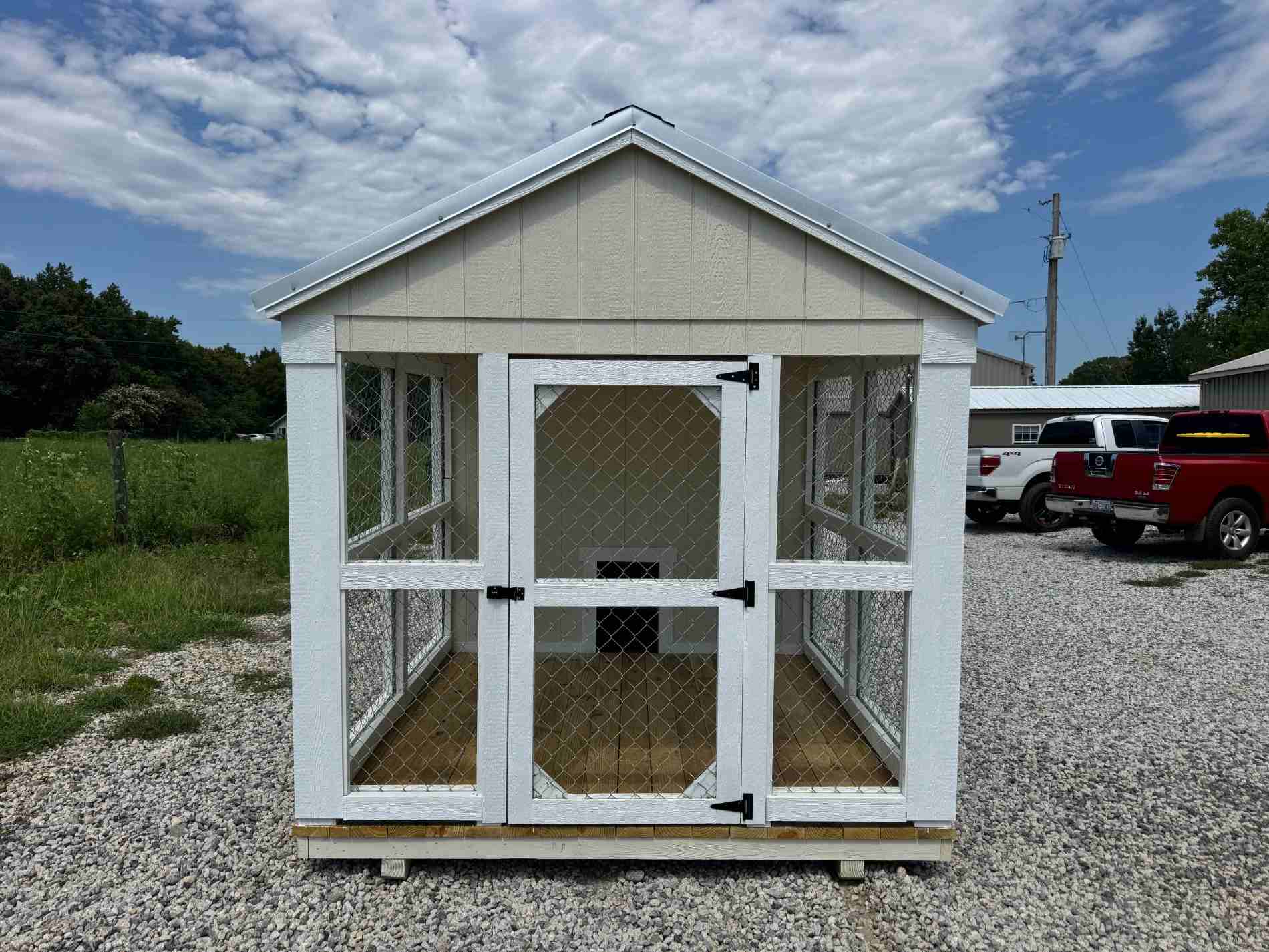 8x12 Dog Kennel (Beige) | $211 A Month!
