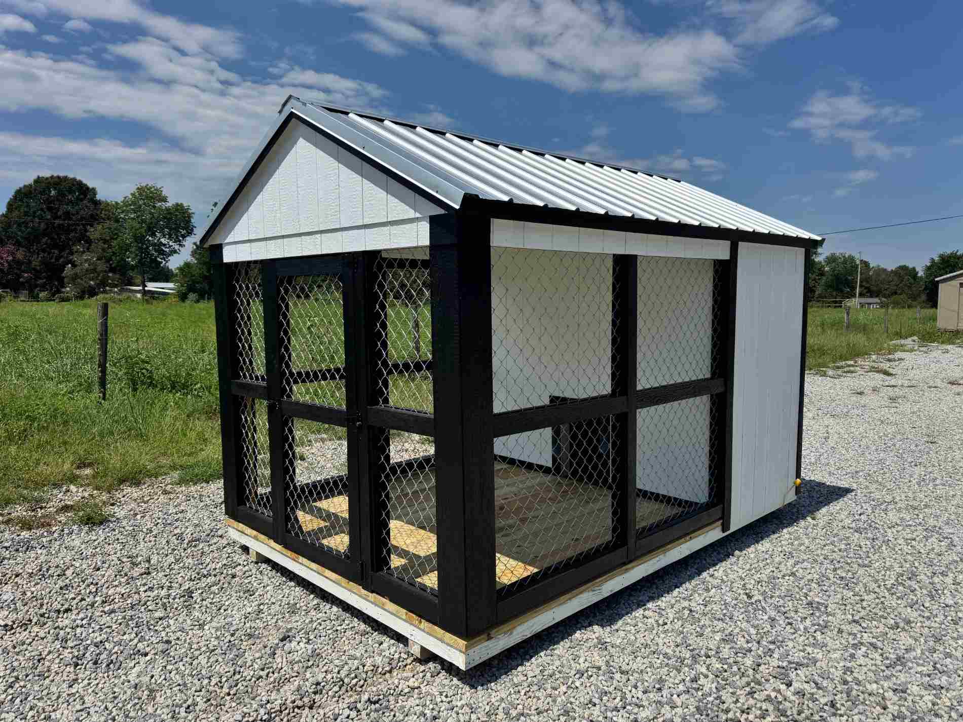 8×12 Dog Kennel (White) | $211 A Month!