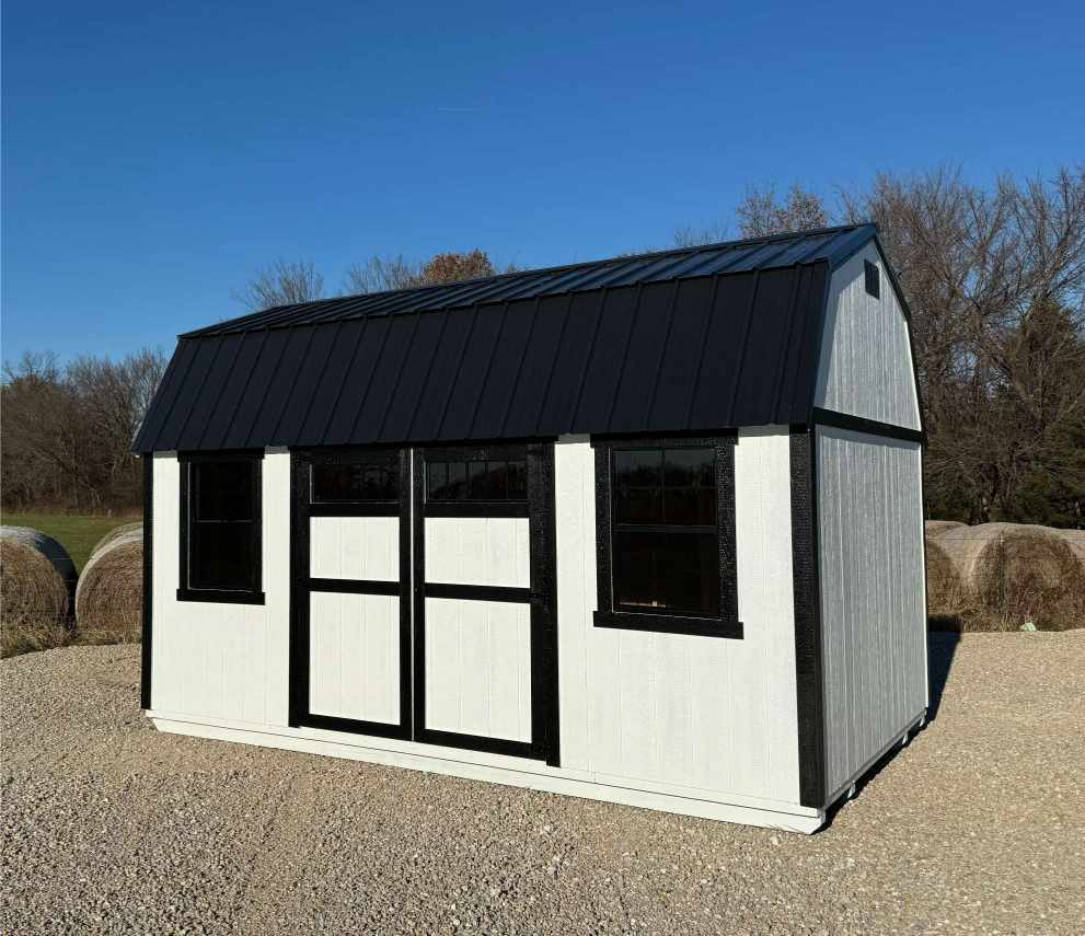 side lofted barn