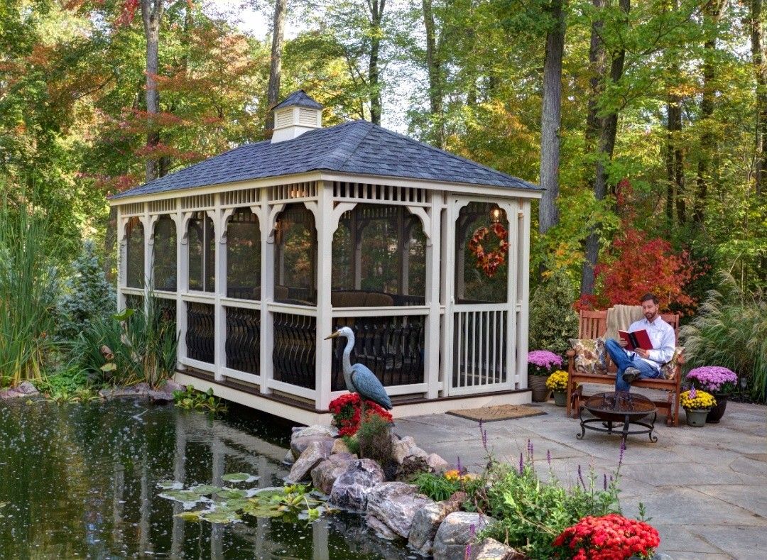 10x20Rect BaroqueStyle IvoryVinylGazeboCupola Screens2 (1)