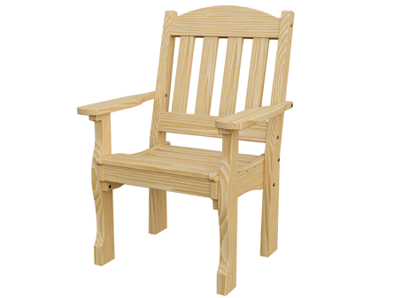 English Garden Dining Arm Chair – Wood