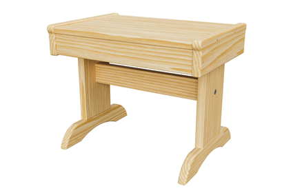 Adirondack Rectangular End Table – Wood