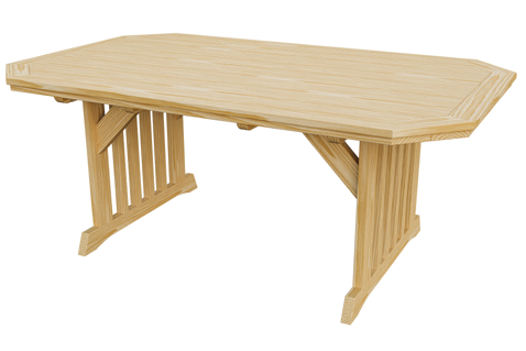 4’x6′ English Garden Dining Table – Wood