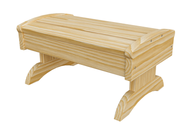 Adirondack Footstool – Wood