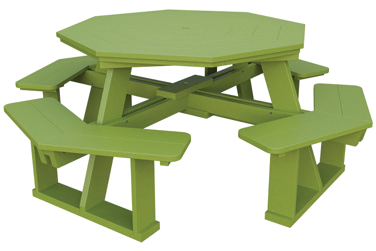 5′ Octagon Table with Seats