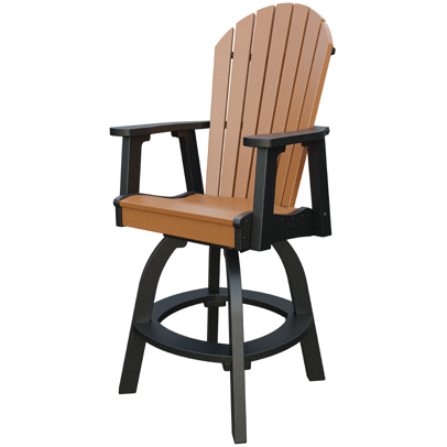 Adirondack Bar Swivel Chair