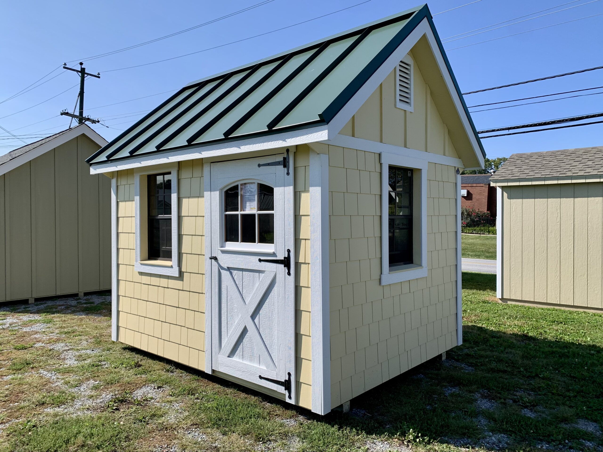 8′ x 10′ Garden Shed w/ James Hardie Cedar Impressions