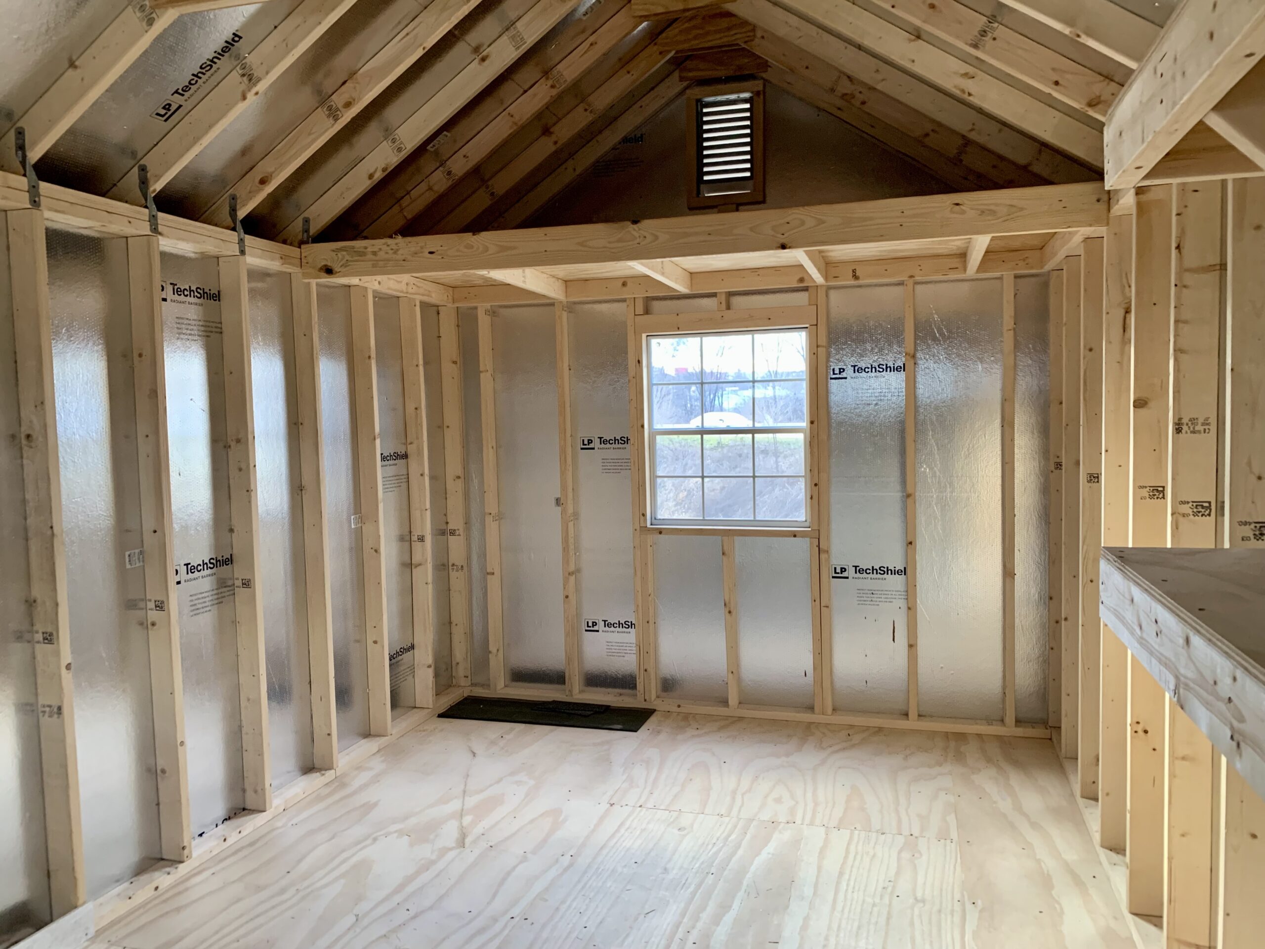 10' x 16' Garden Shed - James Hardie Board & Batten Siding