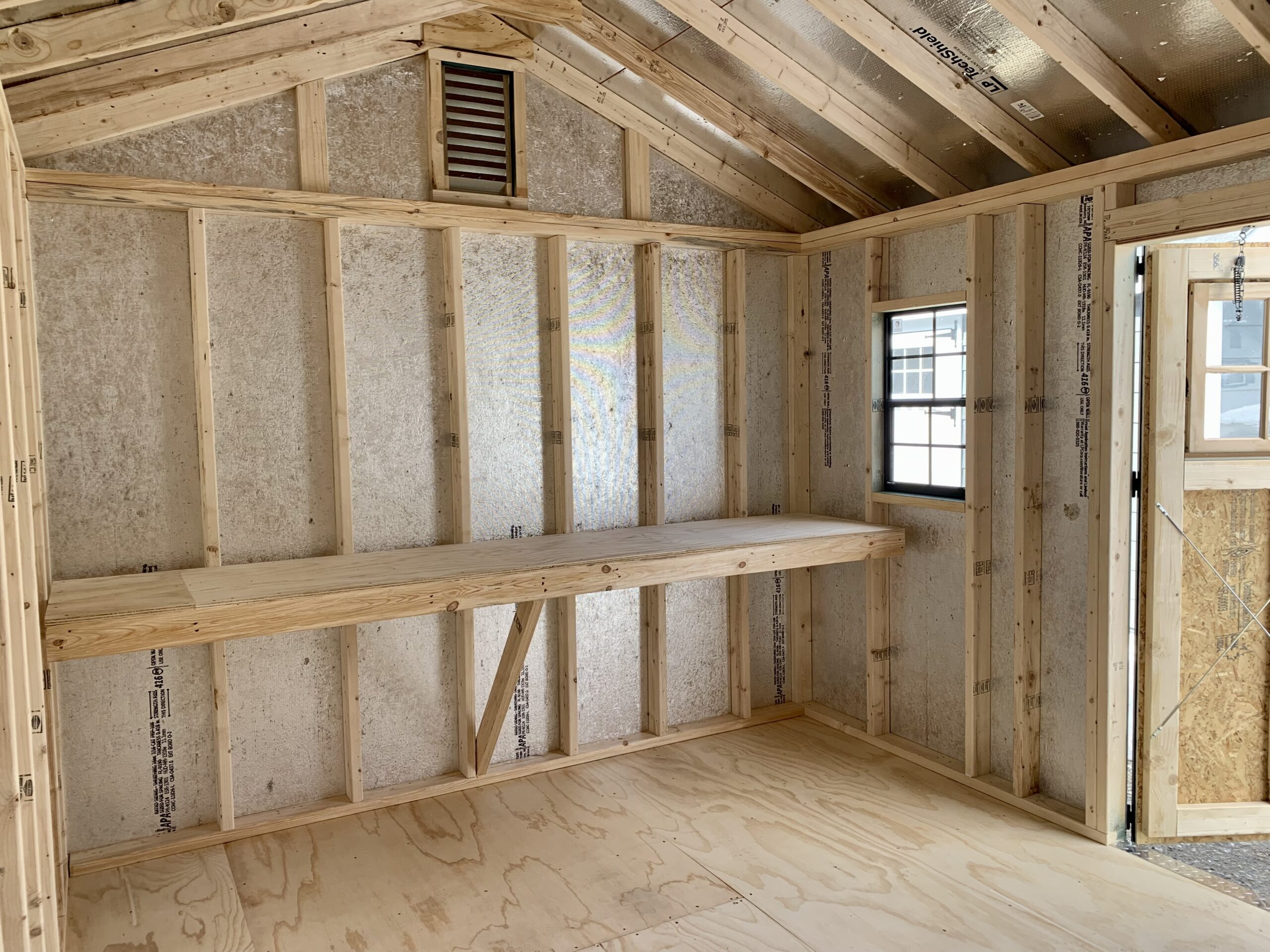 SOLD - 10'x12' A-Frame w/Smart Tec siding - 26-73055KOP