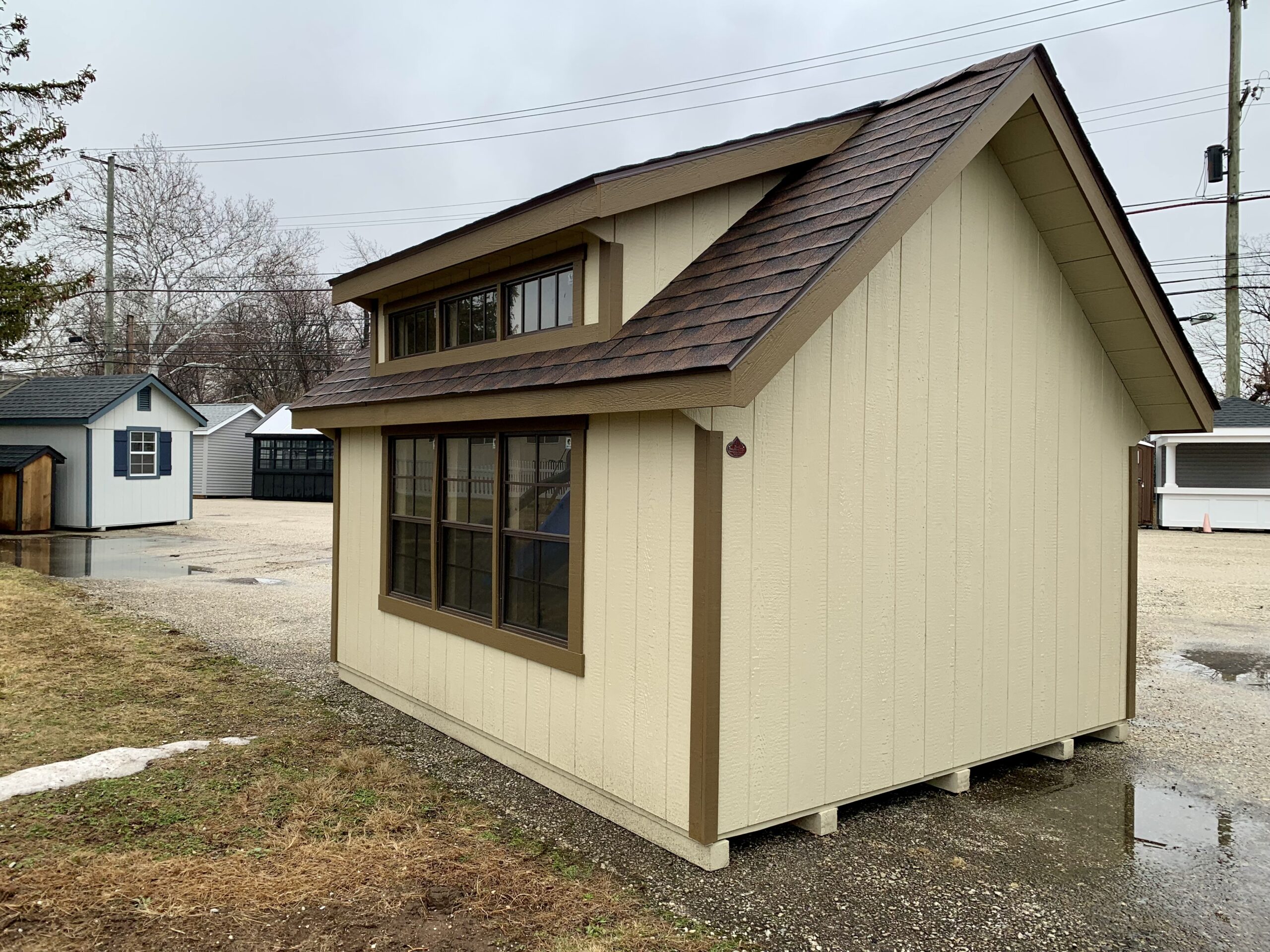 Structure #26-73053KOP – 10’x12′ Garden Chalet with Smart-Tec Exterior