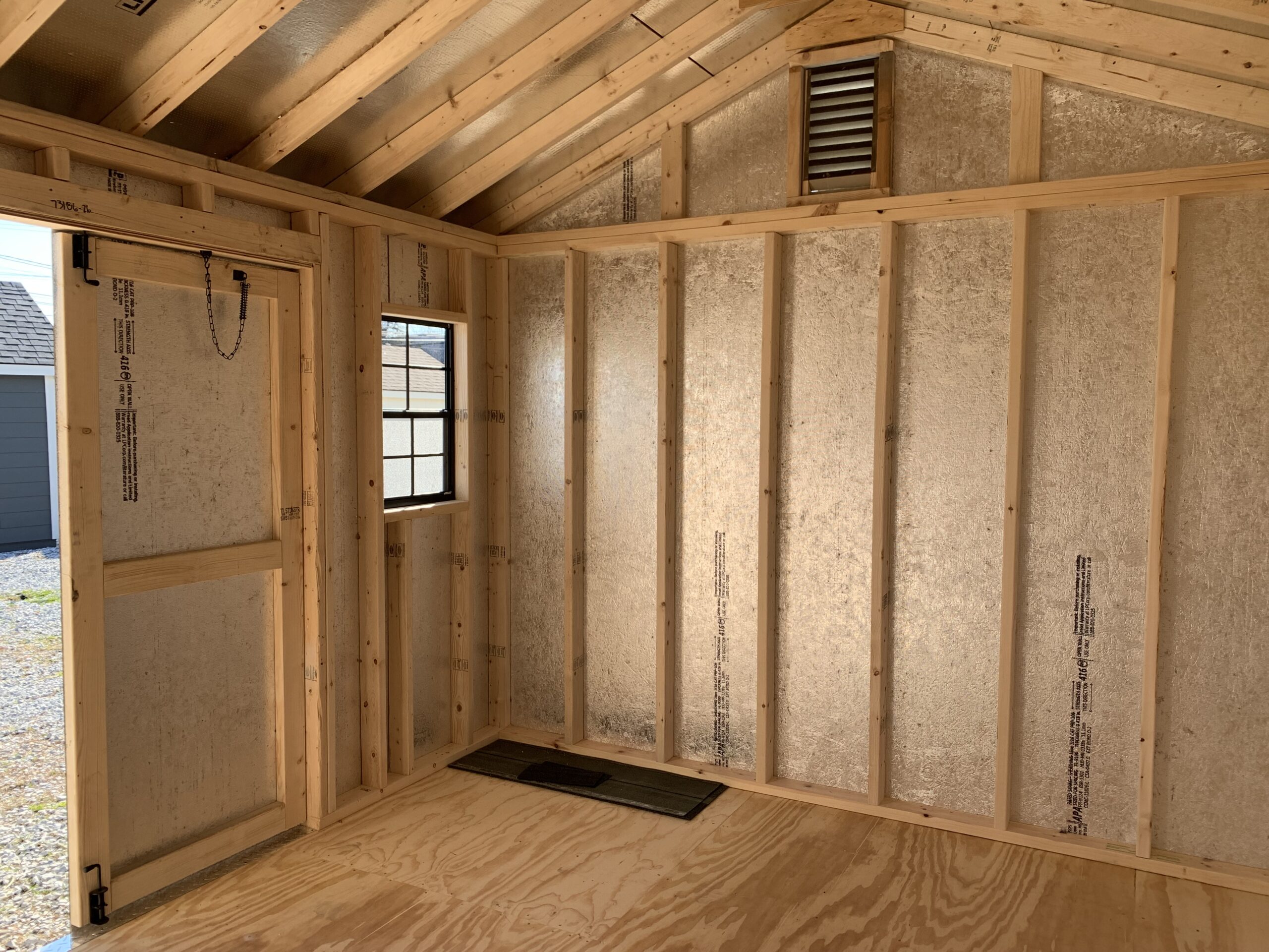 SOLD 10'x12' A-Frame w/Smart Tec siding - 26-73106WC