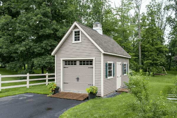 aframe single car garage 1