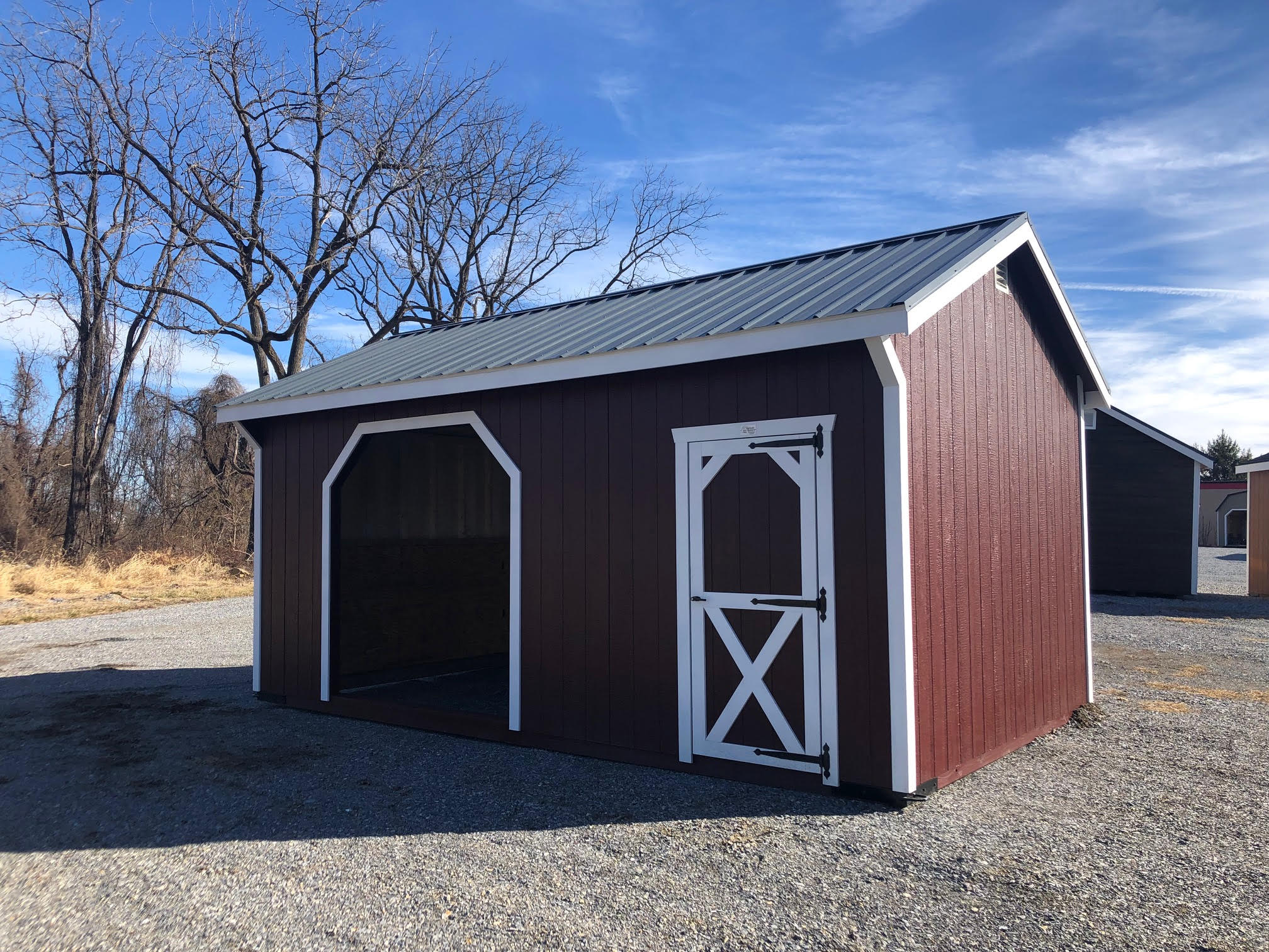 S731 12x20x8 Run In Shelter