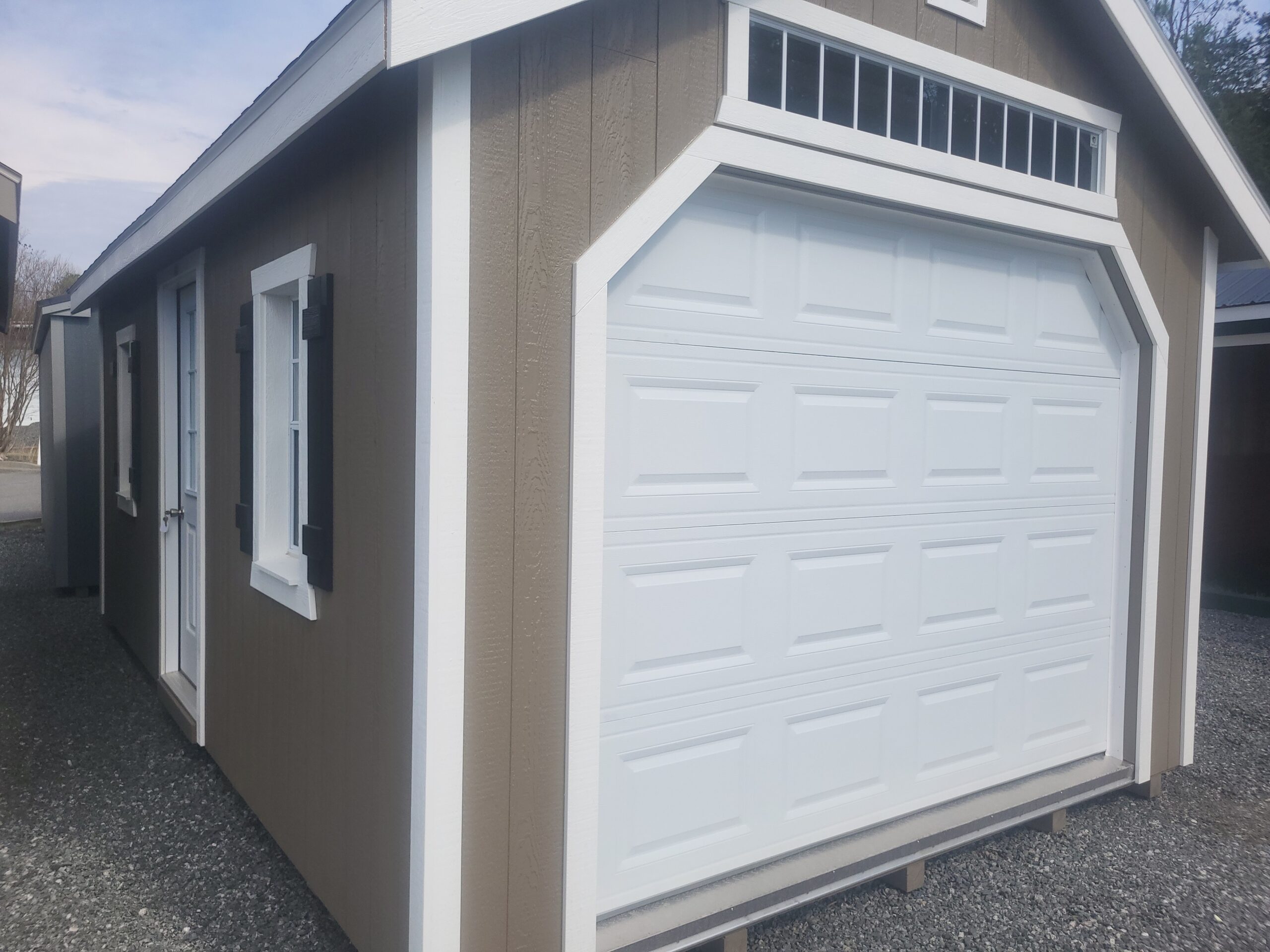 SOLD RV25006 12X20X8 Windsor W/ OVERHEAD DOOR