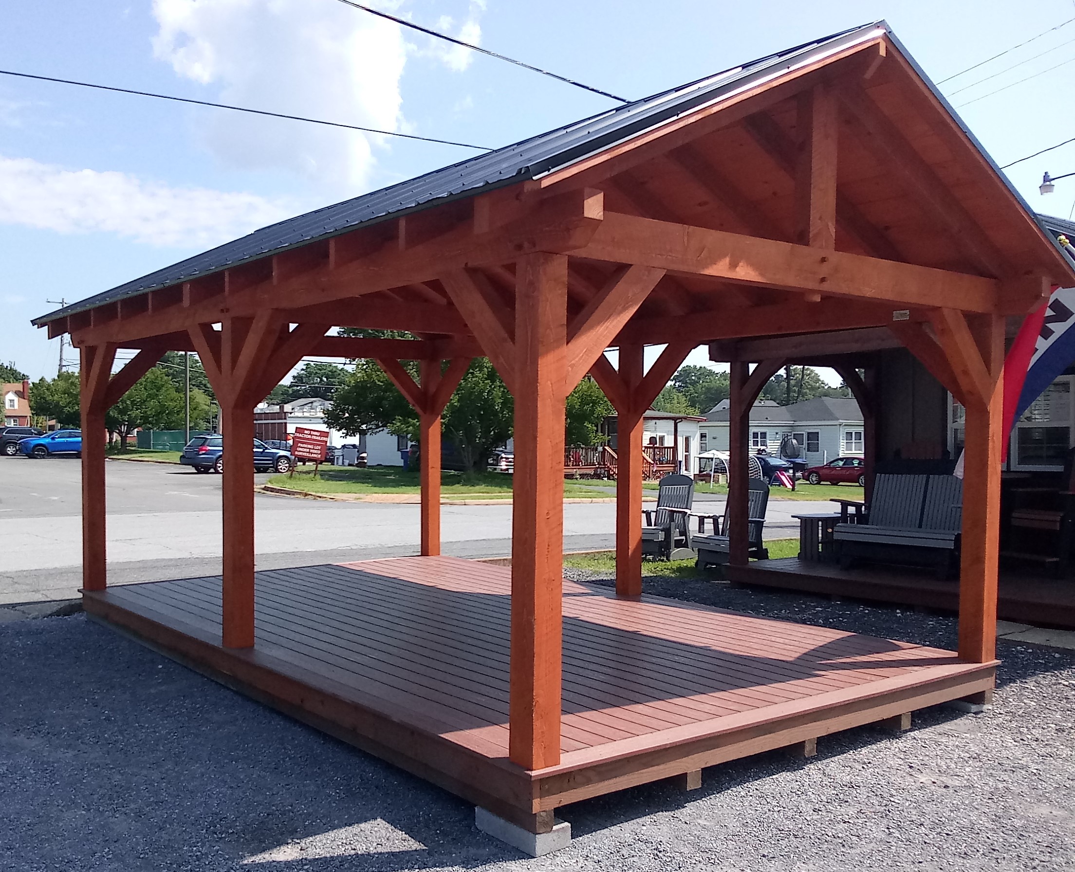 FR25012 12×20 Pavilion w/ Platform